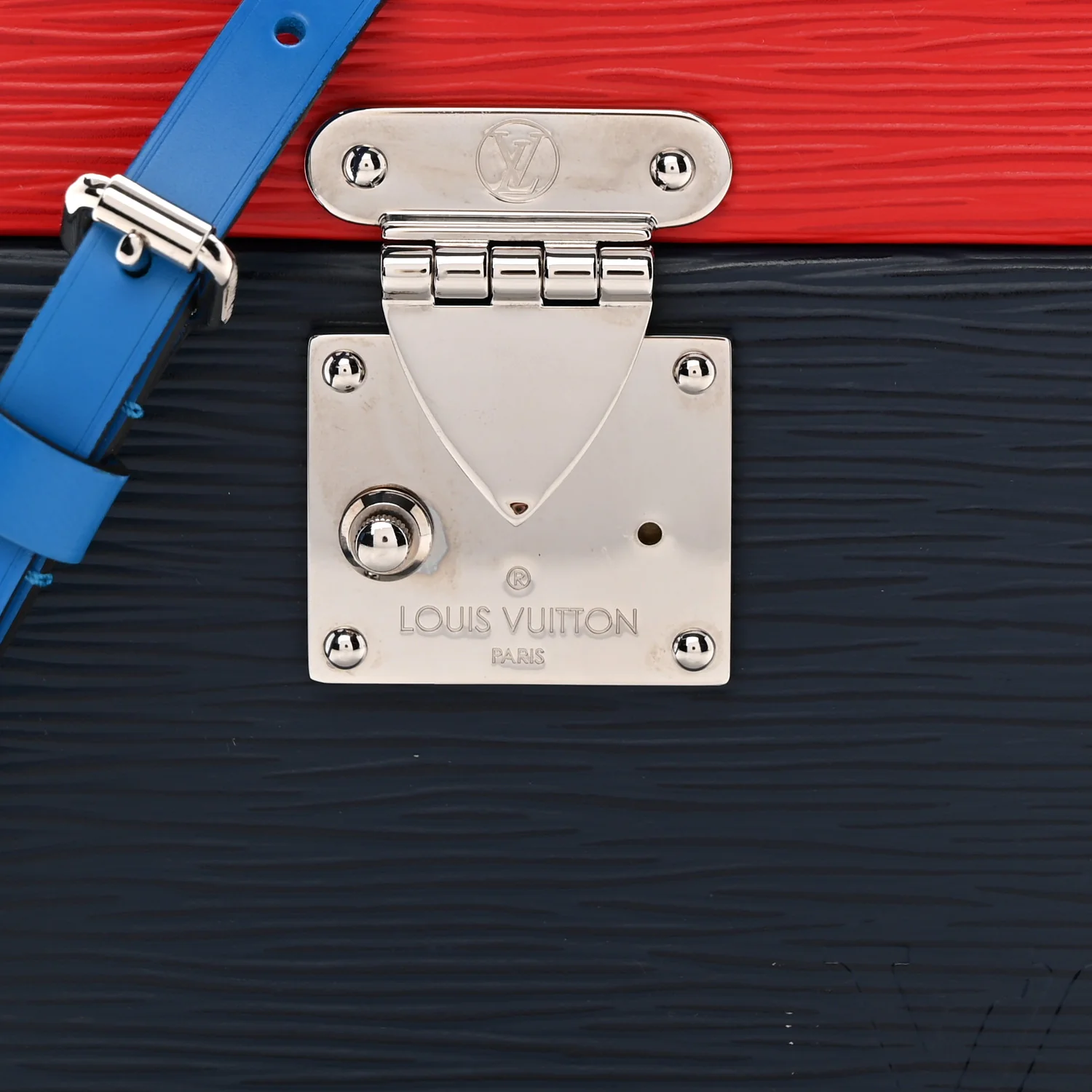 Epi Bleecker Box Indigo Coquelicot - Top Club
