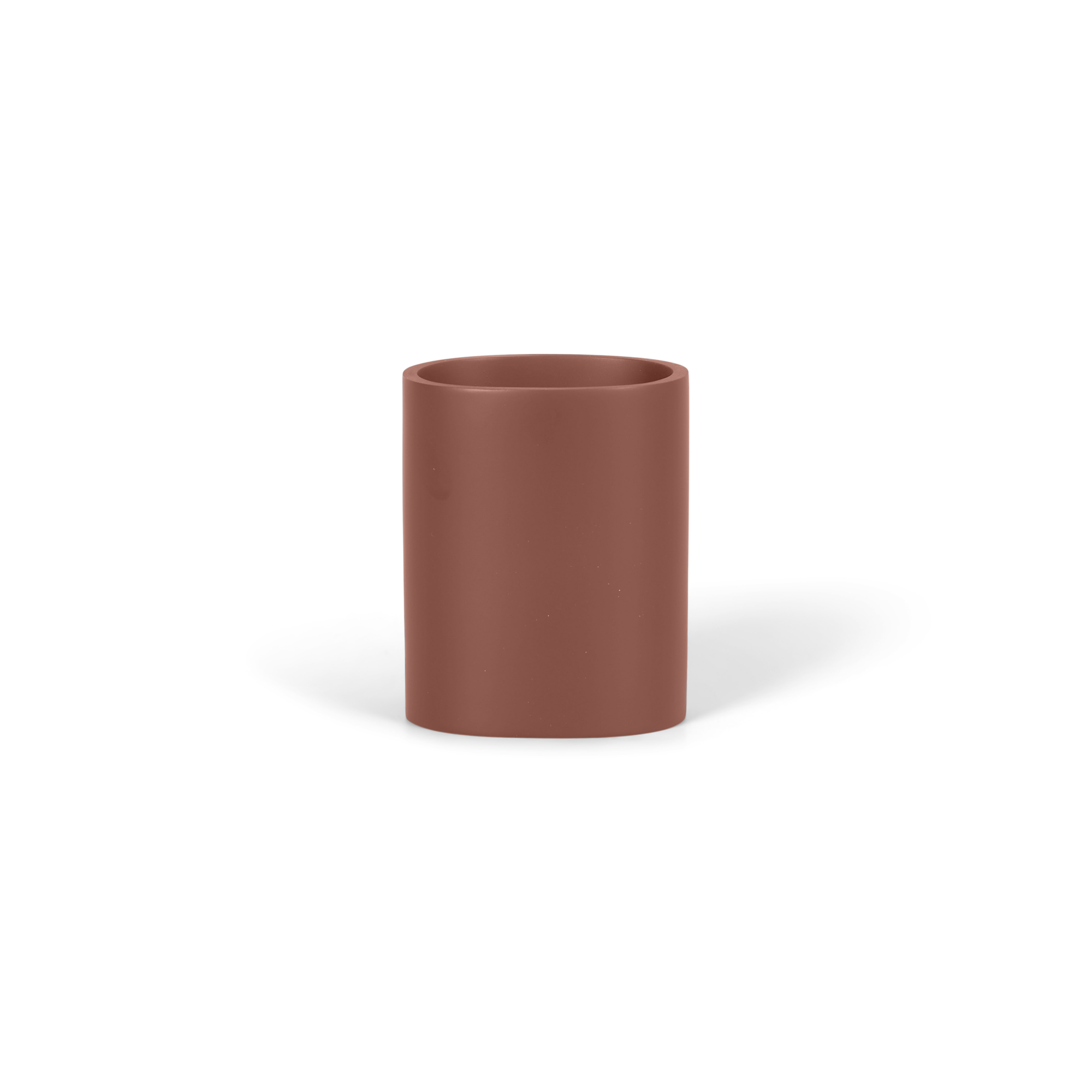Tandenborstelbeker soft terracotta