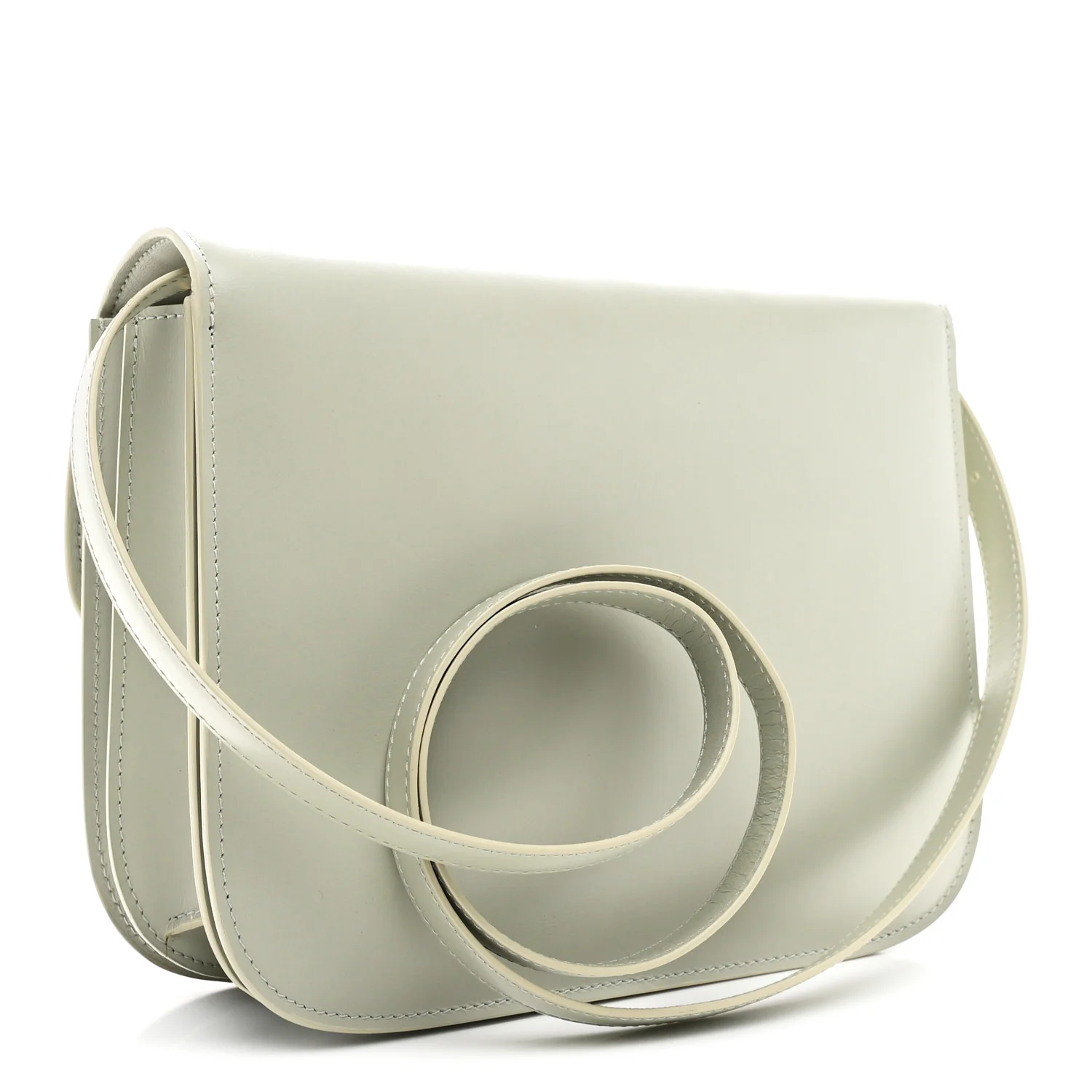 Box Calfskin Medium Classic Box Flap Bag Vert D'eau - Top Club