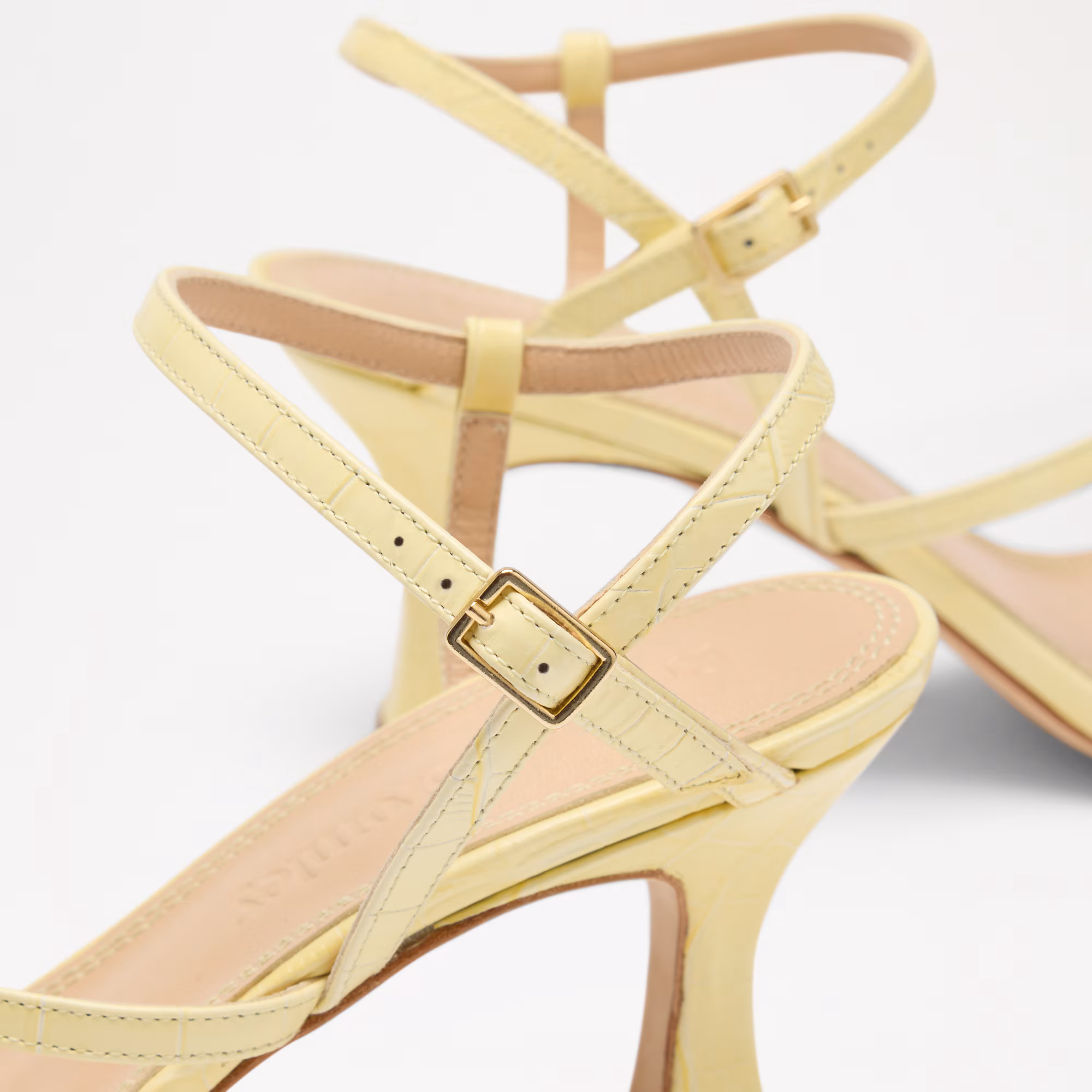 SlinkyStrappy Heeled Sandal