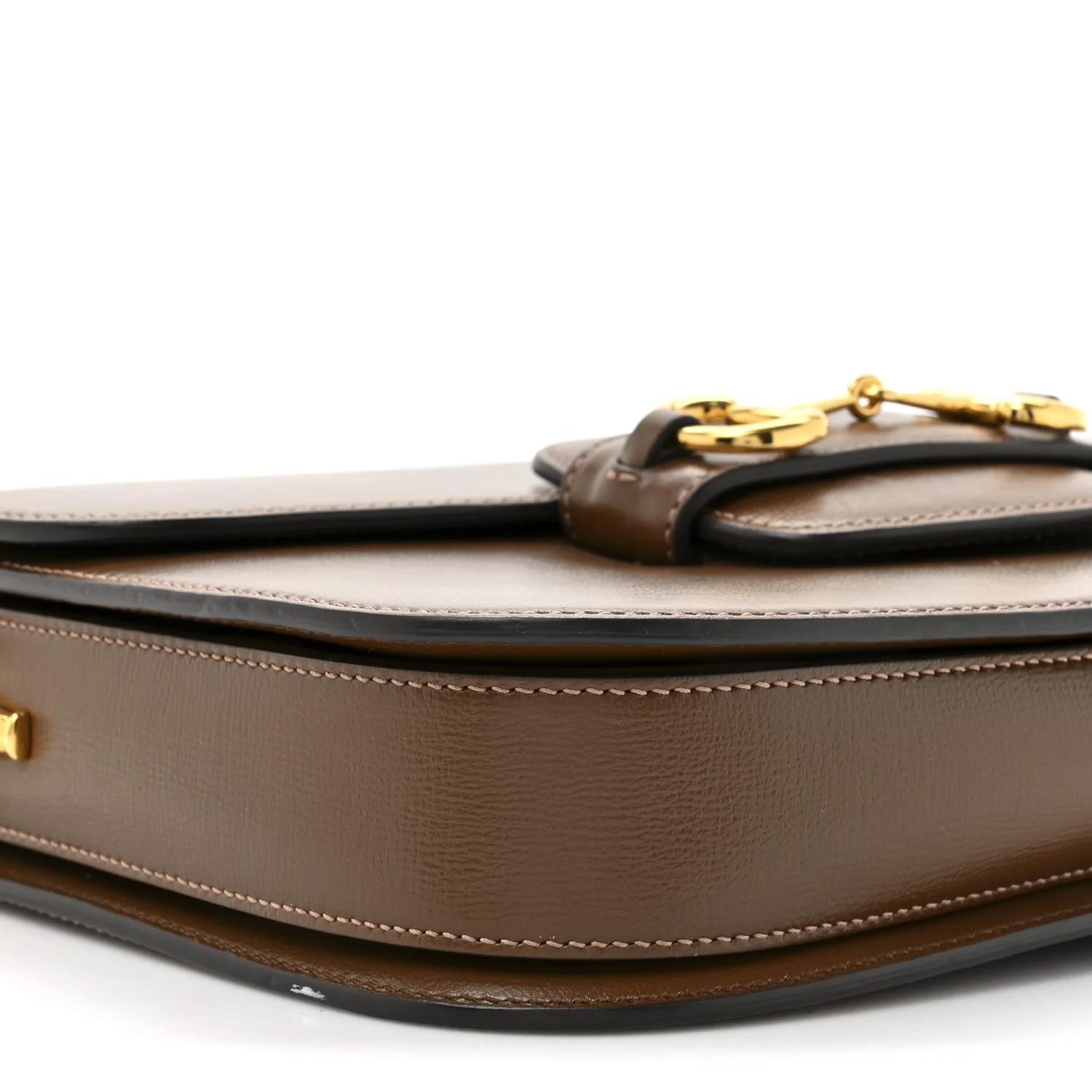 Azalea Calfskin Horsebit 1955 Shoulder Bag Brown Sugar - Top Club
