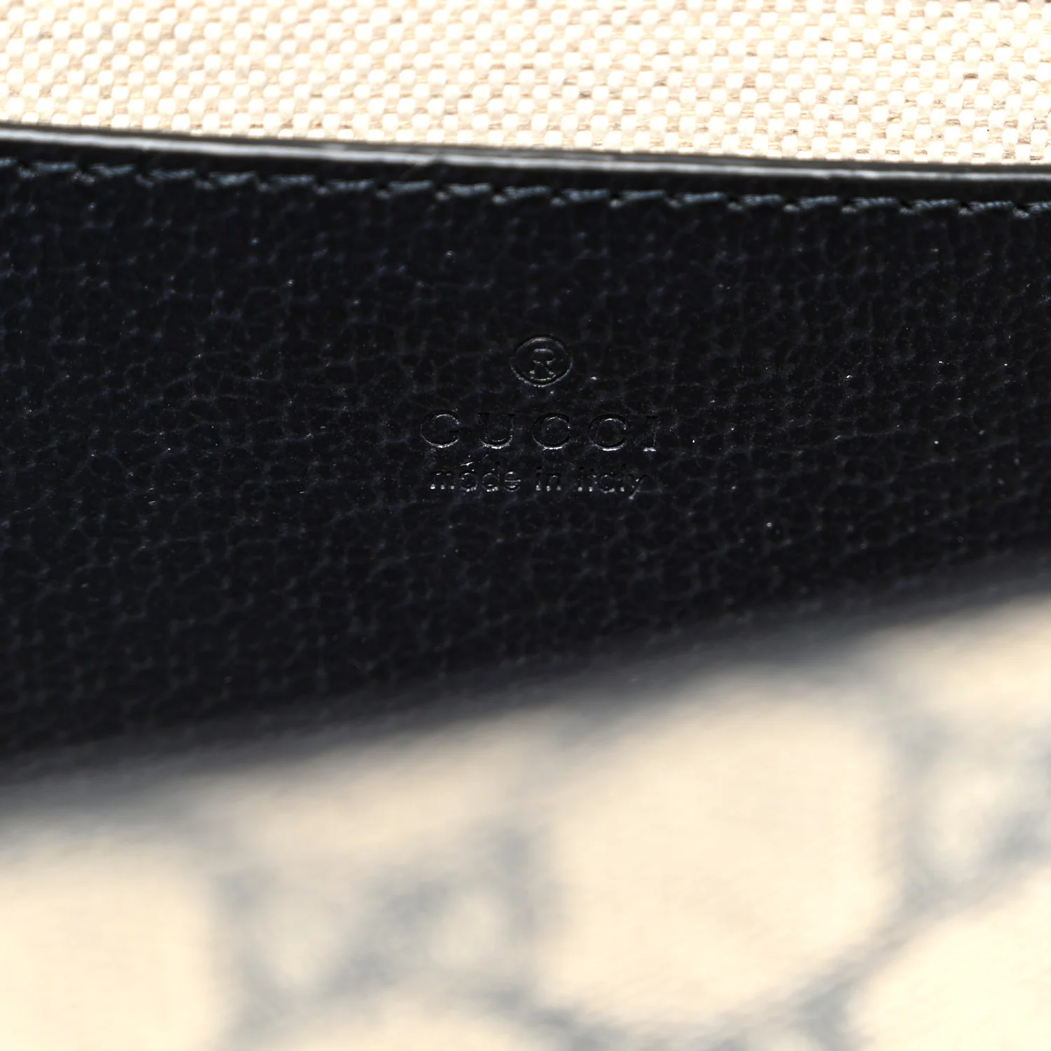 GG Supreme Monogram Textured Dollar Calfskin Web Mini Ophidia Envelope Shoulder Bag Beige Blue - Top Club