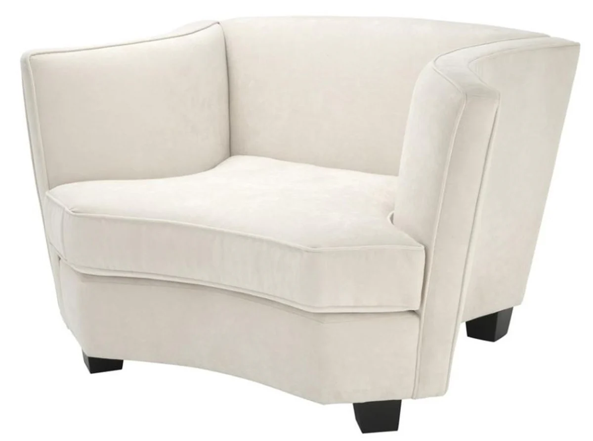 Luxury armchair natural color 118.5 x 97 x H. 74 cm - Hotel Collection