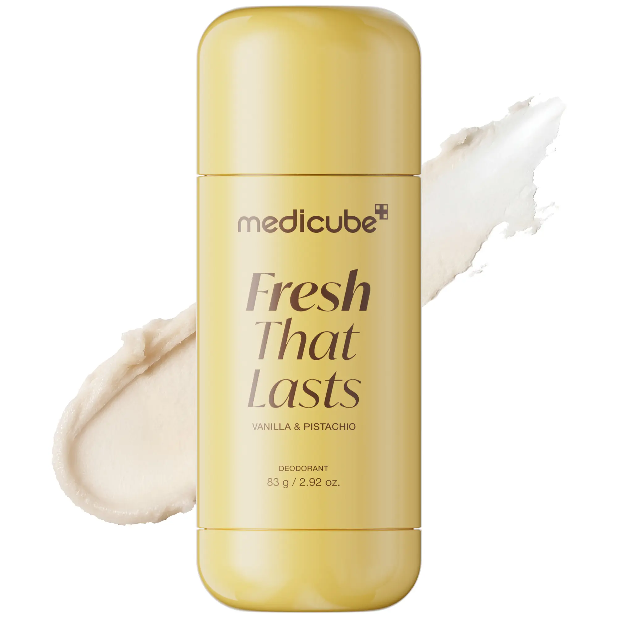 [NEW] [medicube] Vanilla & Pistachio Fresh That Lasts Deodorant| 24 Hour Odor Control, No Aluminum, Baking Soda, Parabens, Phthalates, Ethanol| Brightening & Smoothing for Dark Underarms with Kojic Acid & Turmeric| Korean Skincare, K-Beauty