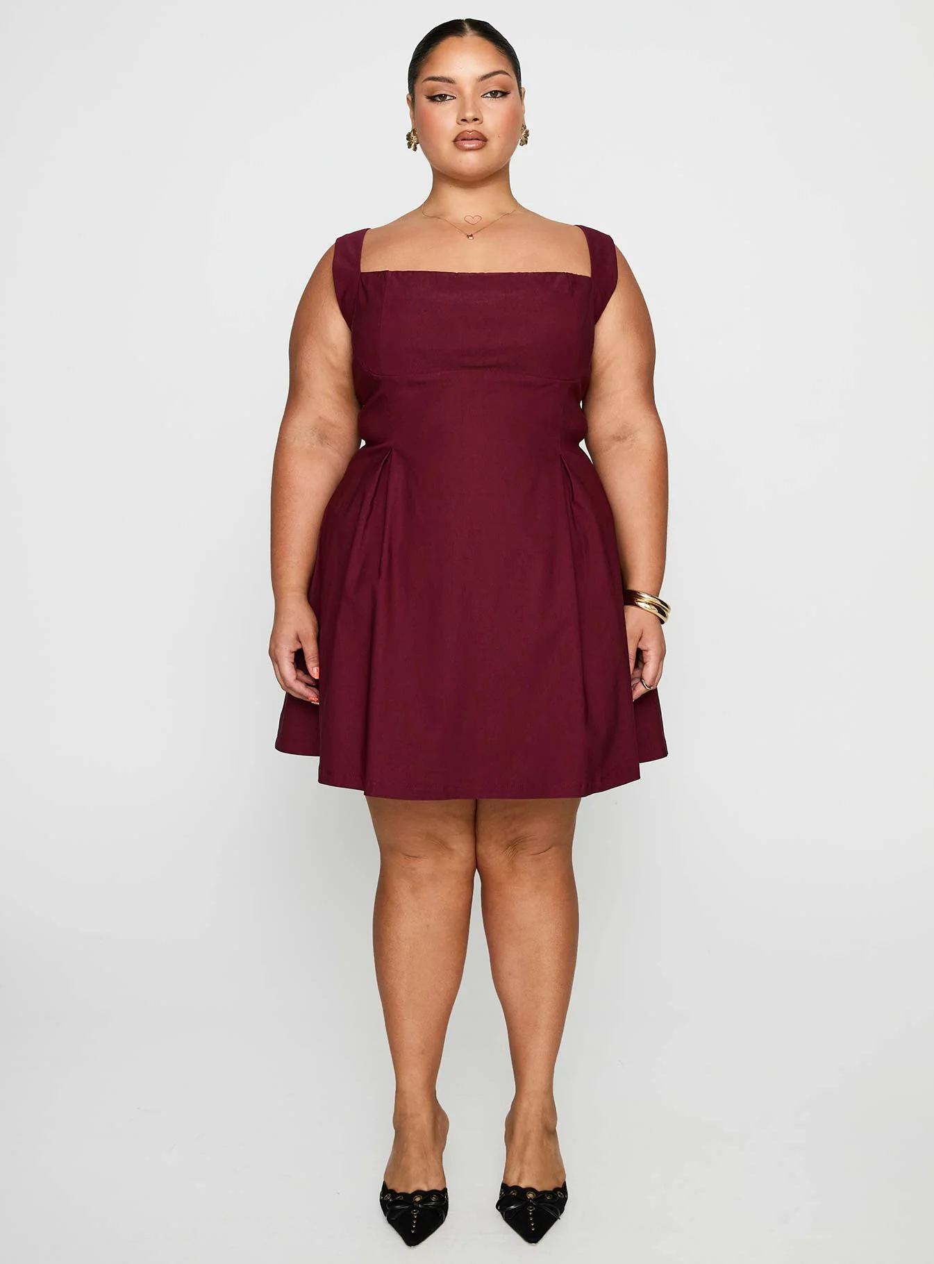 Xanthus Mini Dress Red Curve