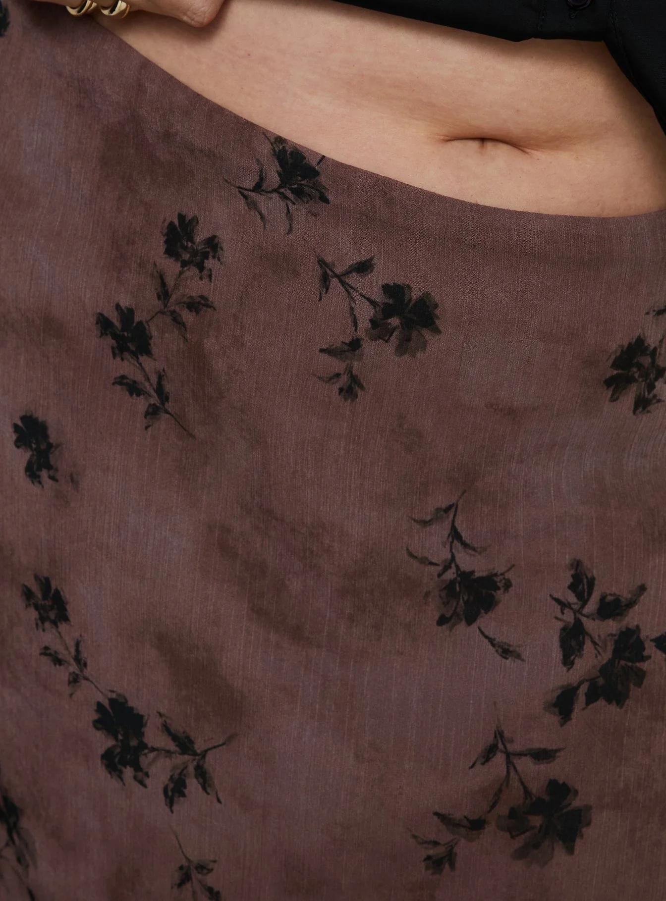 Moses Midi Skirt Multi Curve