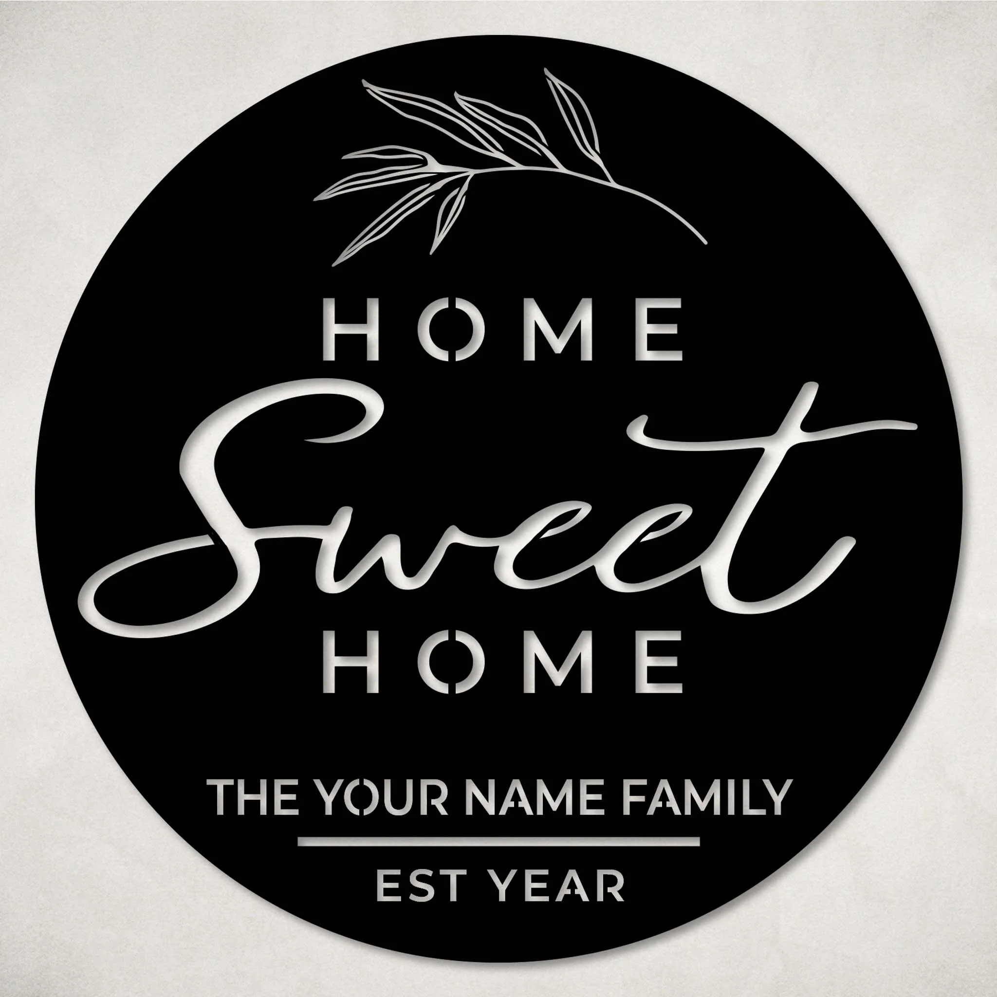 Home Sweet Home Custom Metal Art - Alvarez Pro Painting LLC