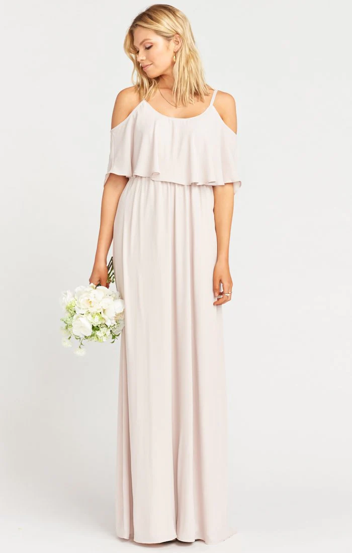 Caitlin Ruffle Maxi Dress