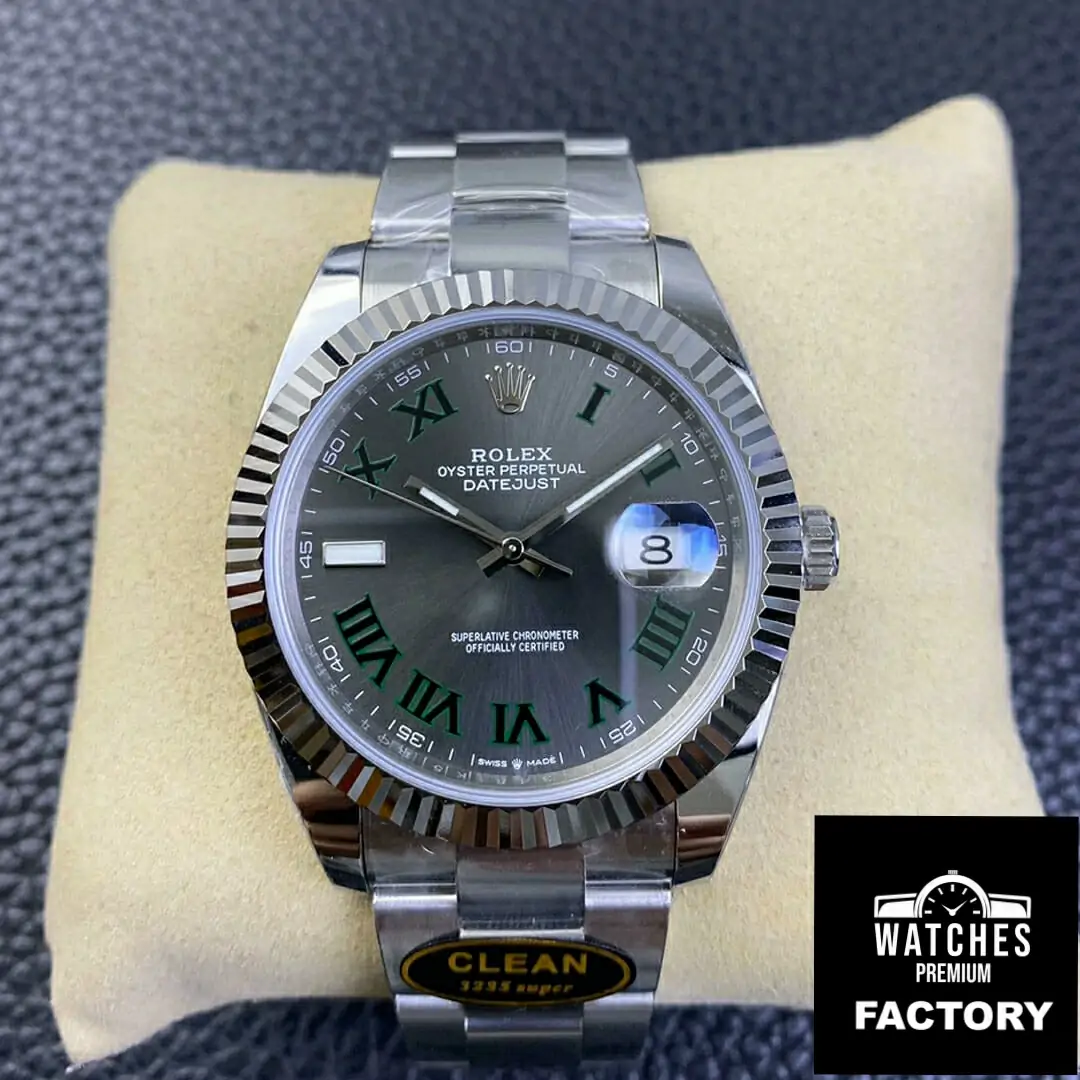 Rolex Datejust M126334-0021 Clean Factory Grey Strap