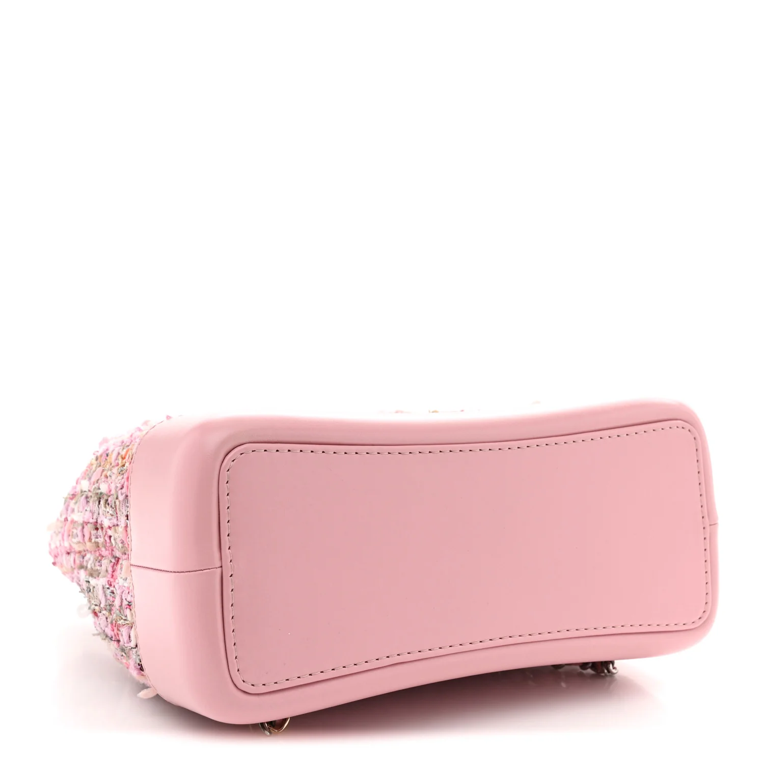 Tweed Calfskin Quilted Gabrielle Backpack Pink - Top Club