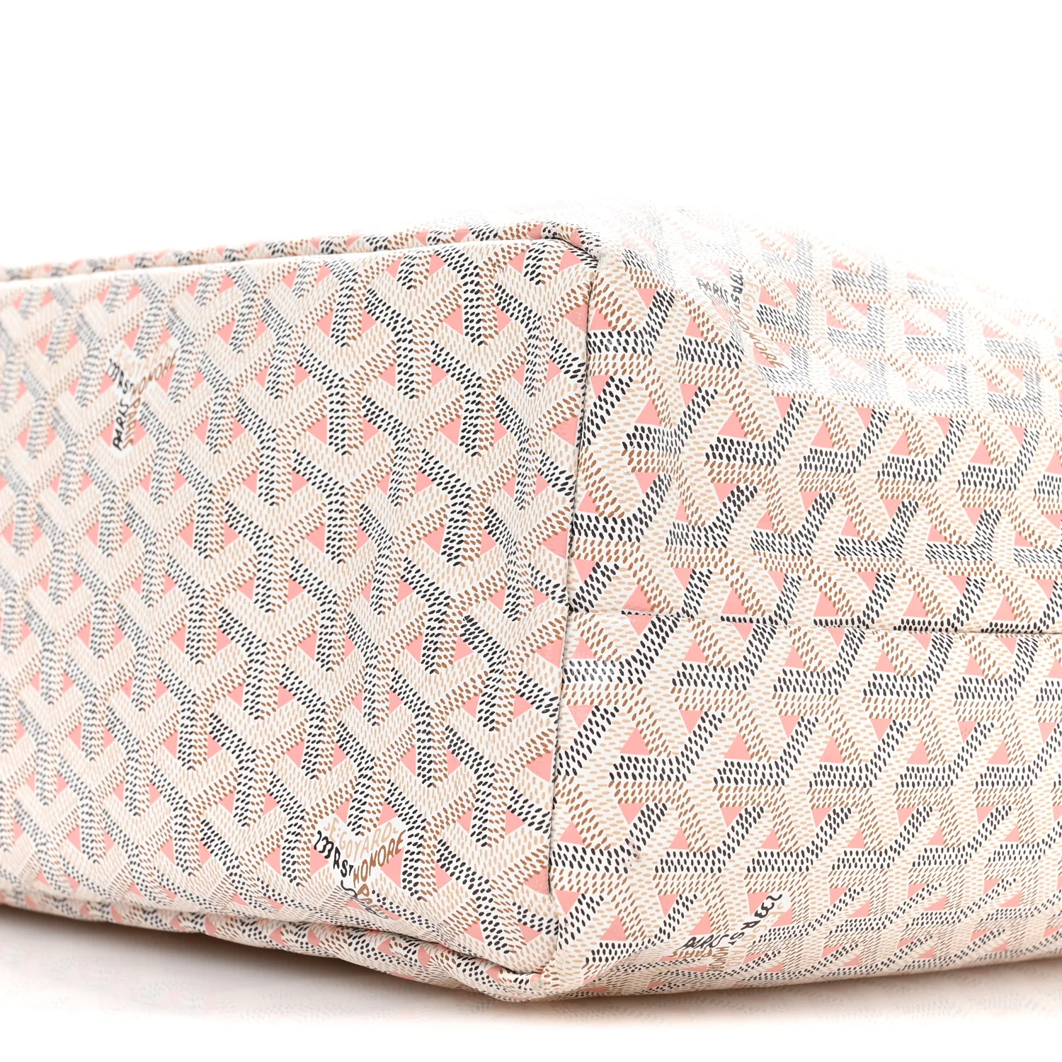 Goyardine Saint Louis Claire Voie PM White Pink - Top Club