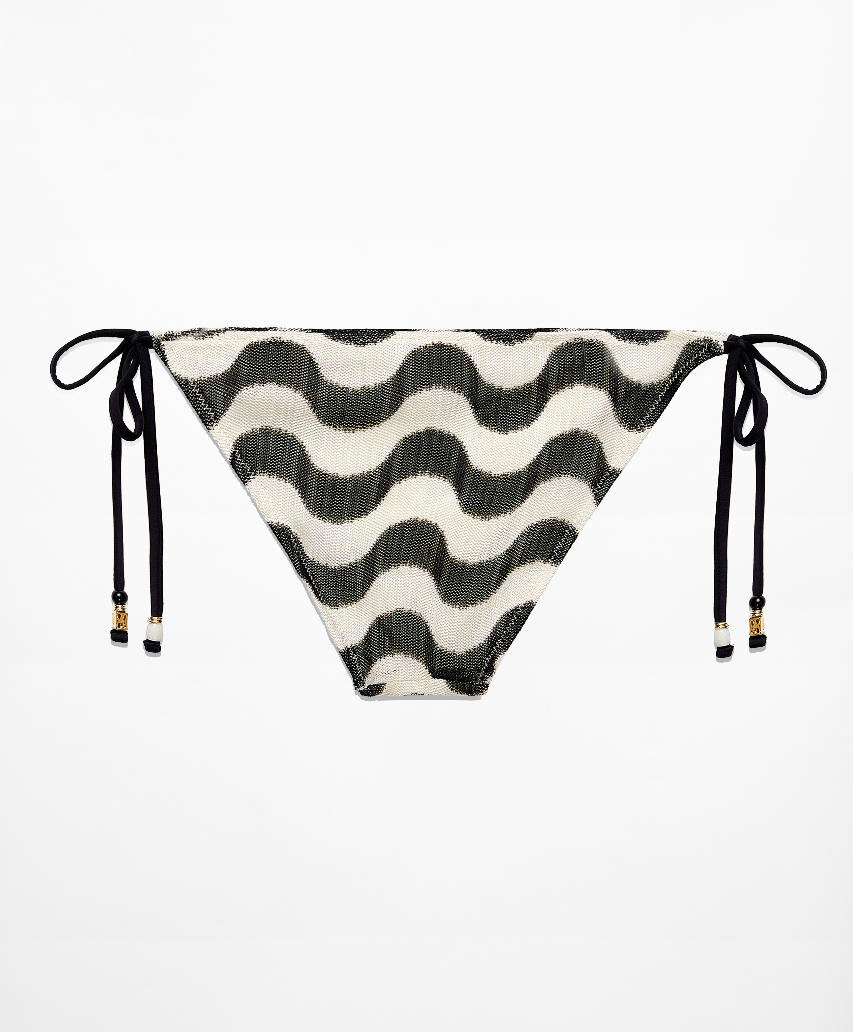 OYSHO Medium-coverage crochet bikini briefs with ties