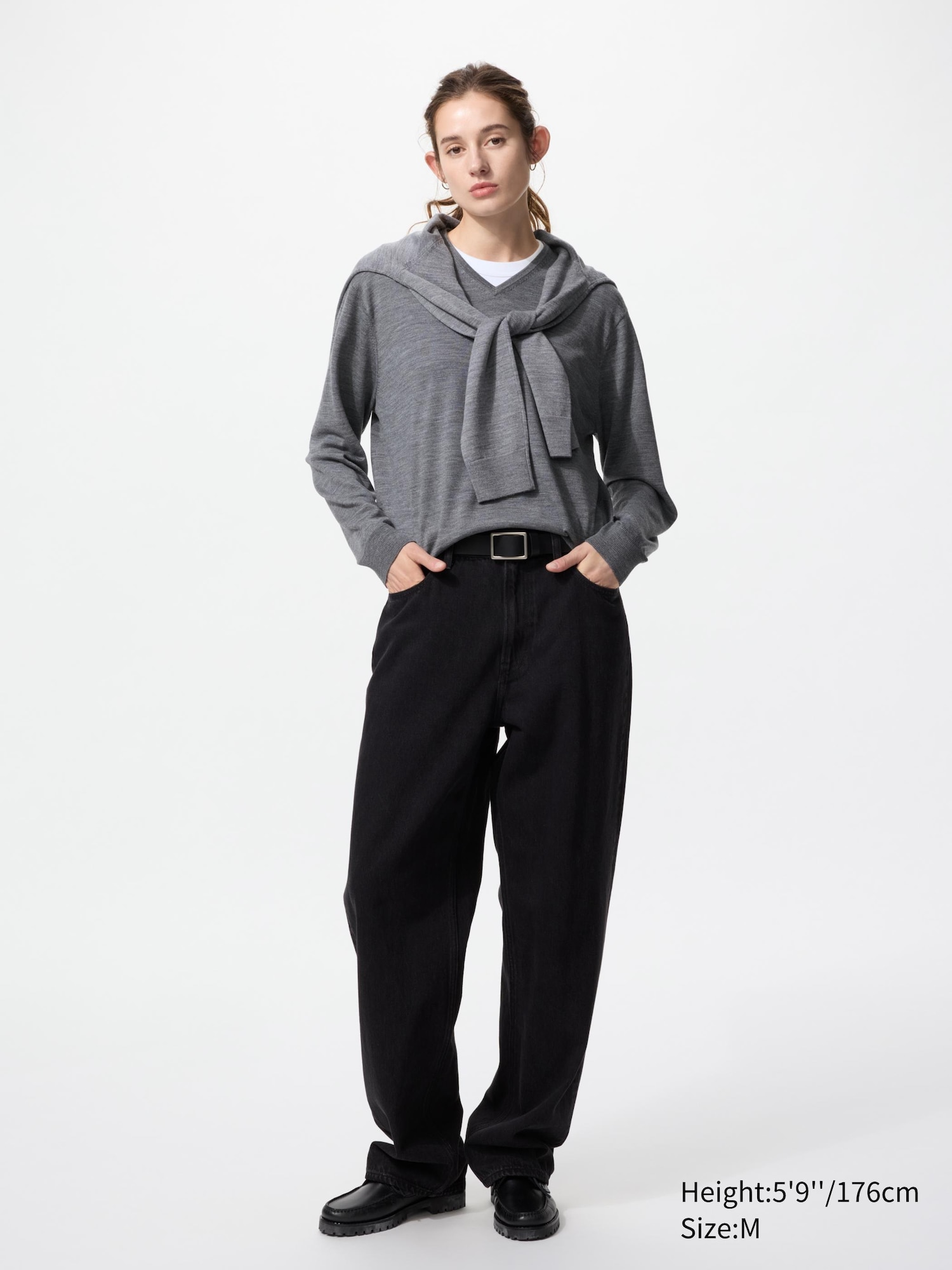 100% Australian Merino V-Neck Sweater