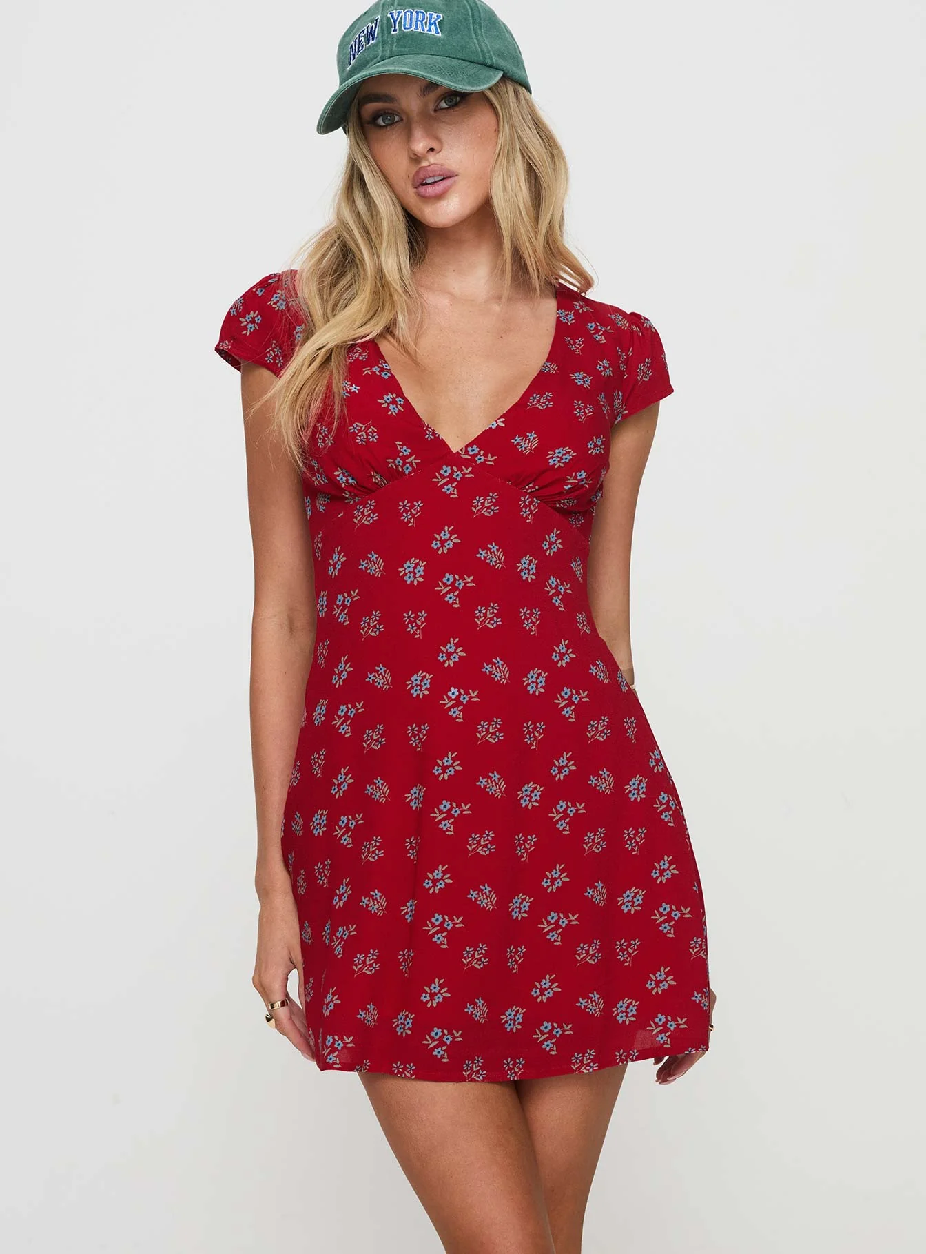 Cannelloni Mini Dress Red
