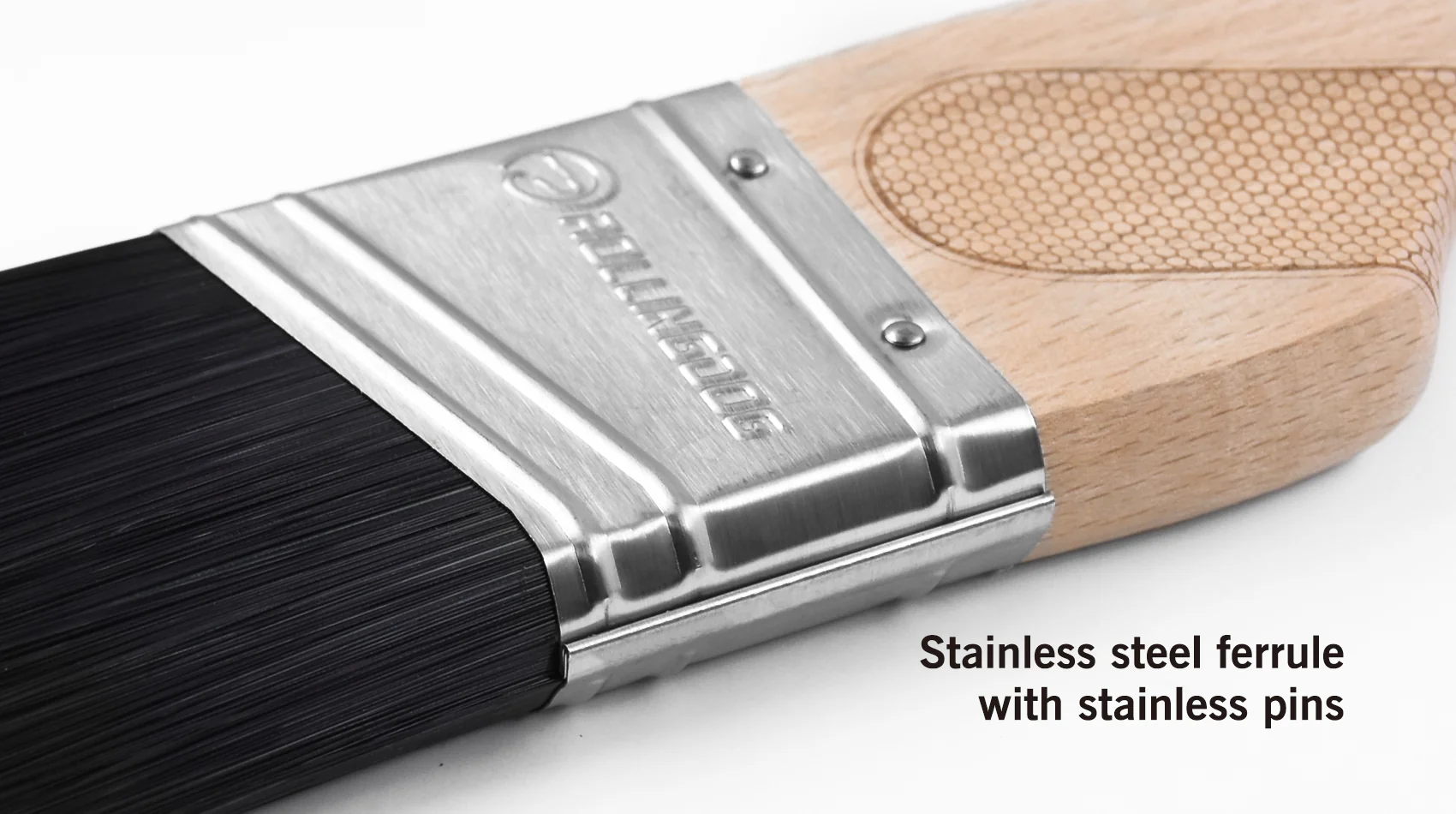 DOBERMAN™ XP1000 Stiff Filament Angular Paint Brushes | Crisp Cutting-In (Multiple Sizes) - Alvarez Pro Painting LLC