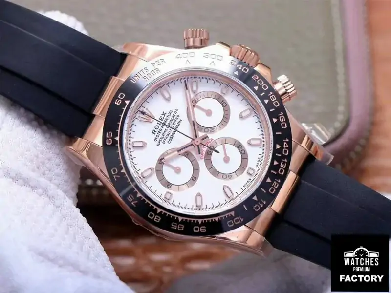 Rolex Daytona M116515LN-0019 Noob Factory White Dial 4130 Movement