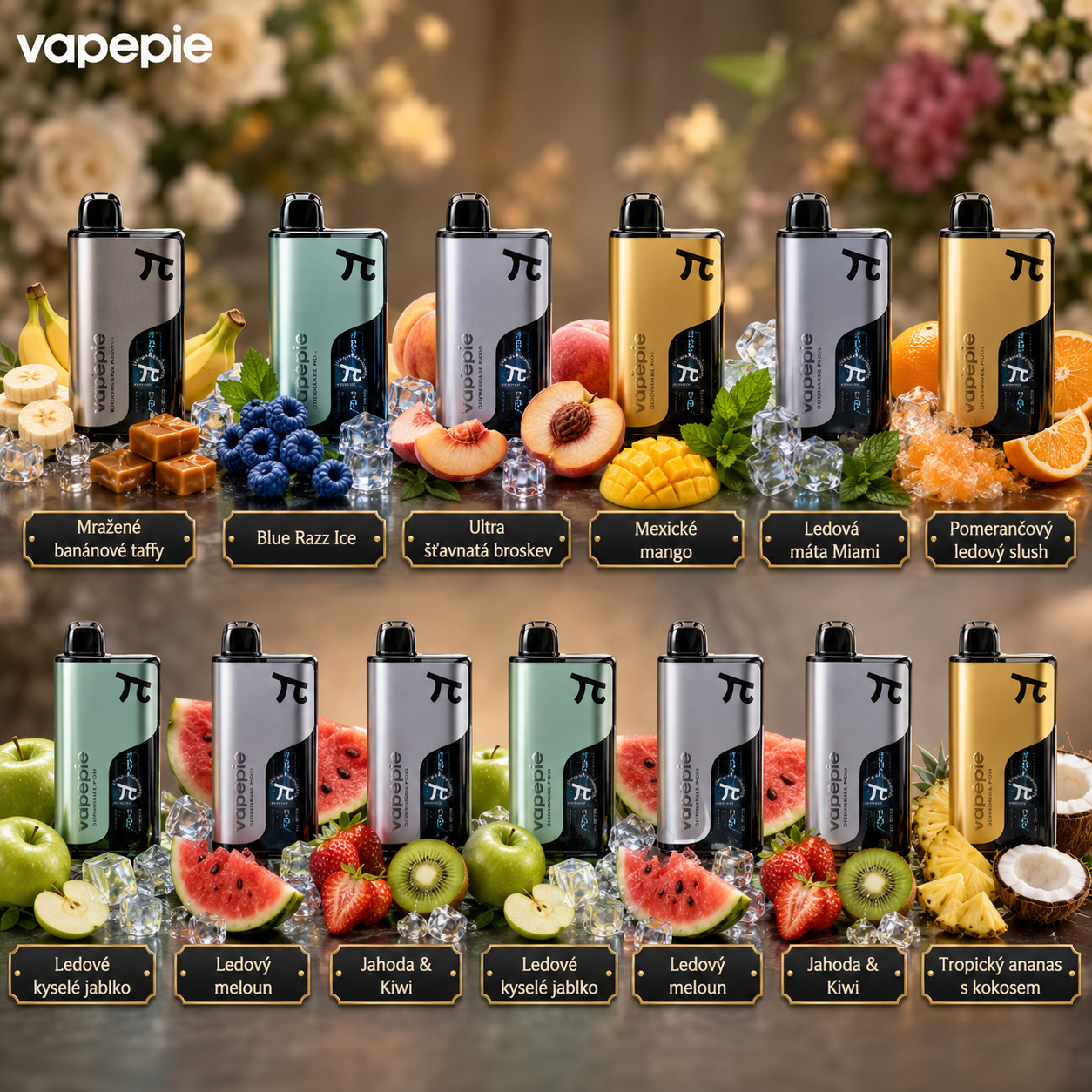 3 ks🎁Mystery Box🎁 – VAPEPIE MATRIX 50 000 Potahů
