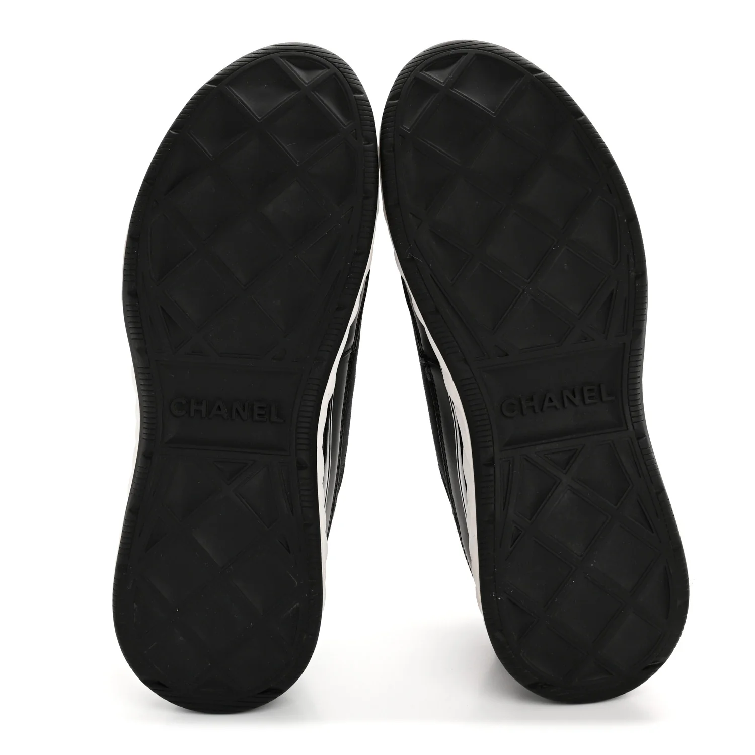 Velvet Calfskin Mixed Fibers CC Sneakers 38 Black - Top Club