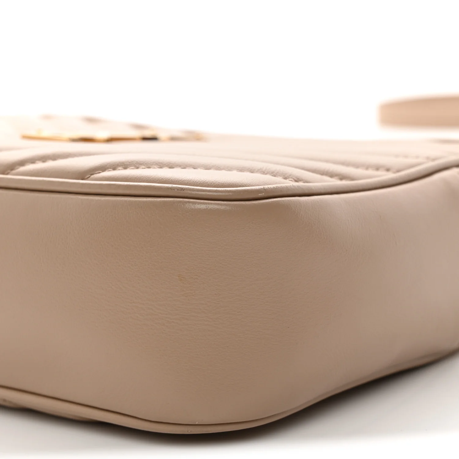 Calfskin Matelasse Monogram Lou Camera Bag Dark Latte - Top Club