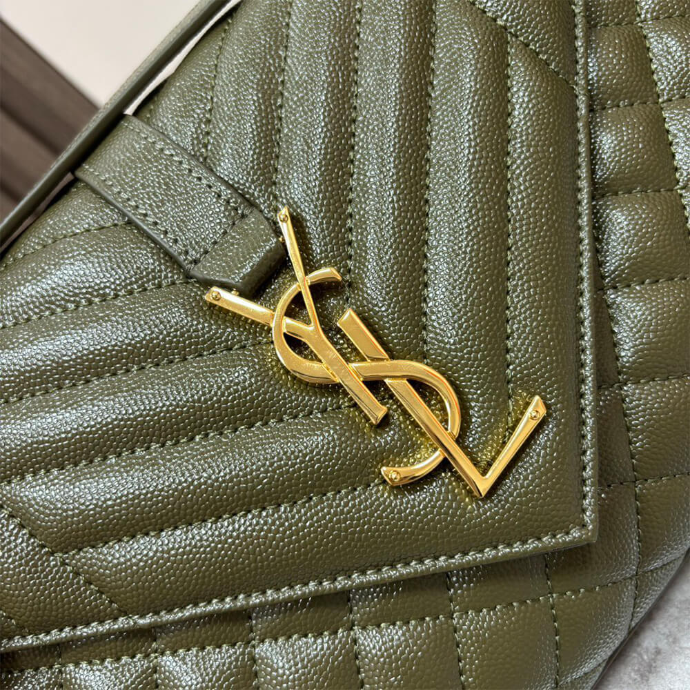YSL envelope medium in grained leather - Top Club