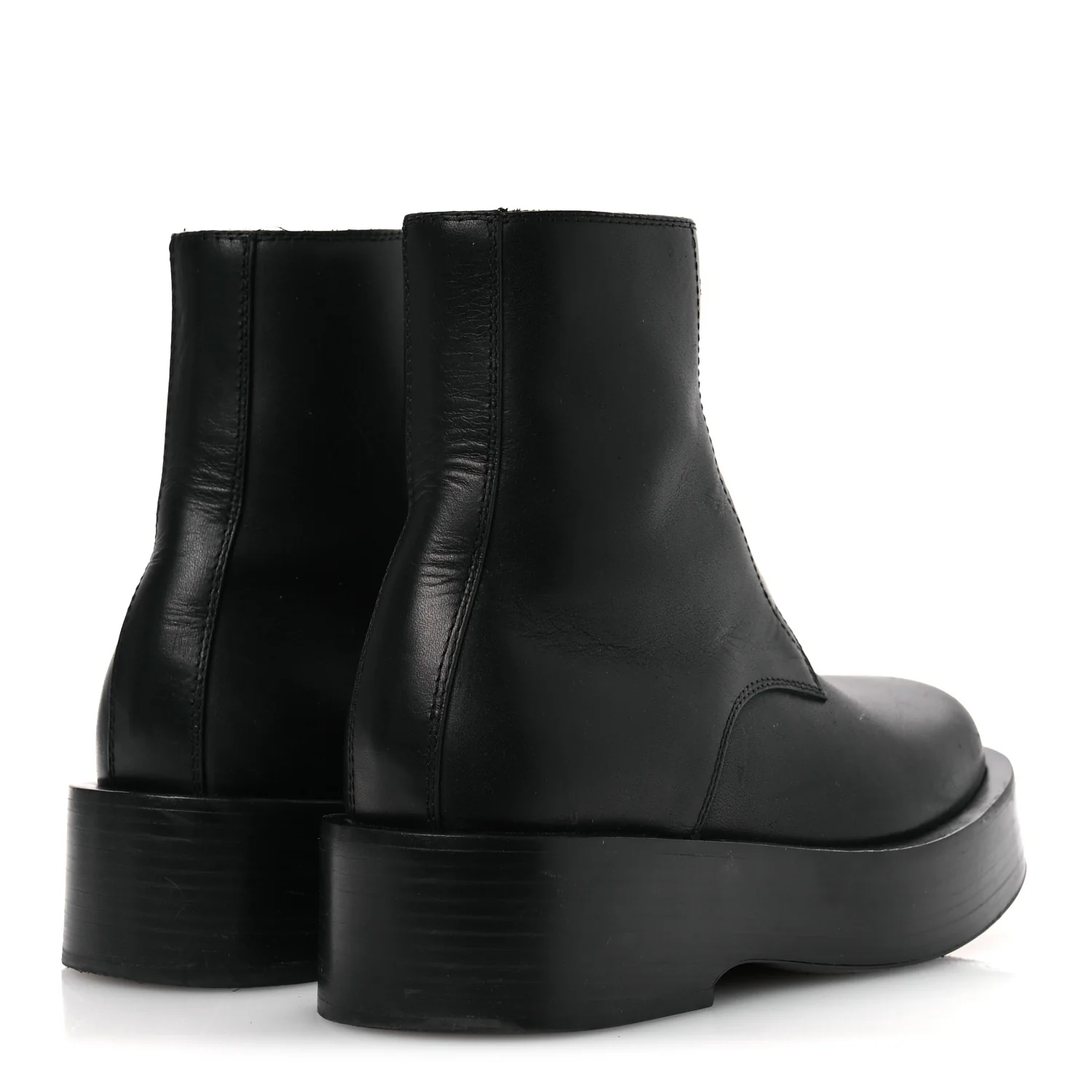 Calfskin Torino Ankle Boots 36 Black - Top Club
