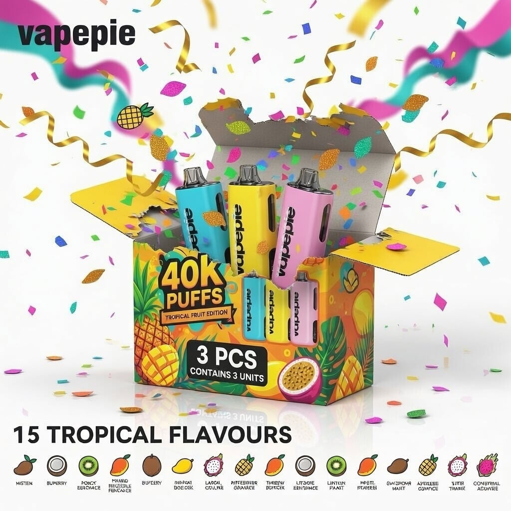 3 ks🎁Mystery Box🎁 | VAPEPIE MAX 40 000 Potahů PRO+