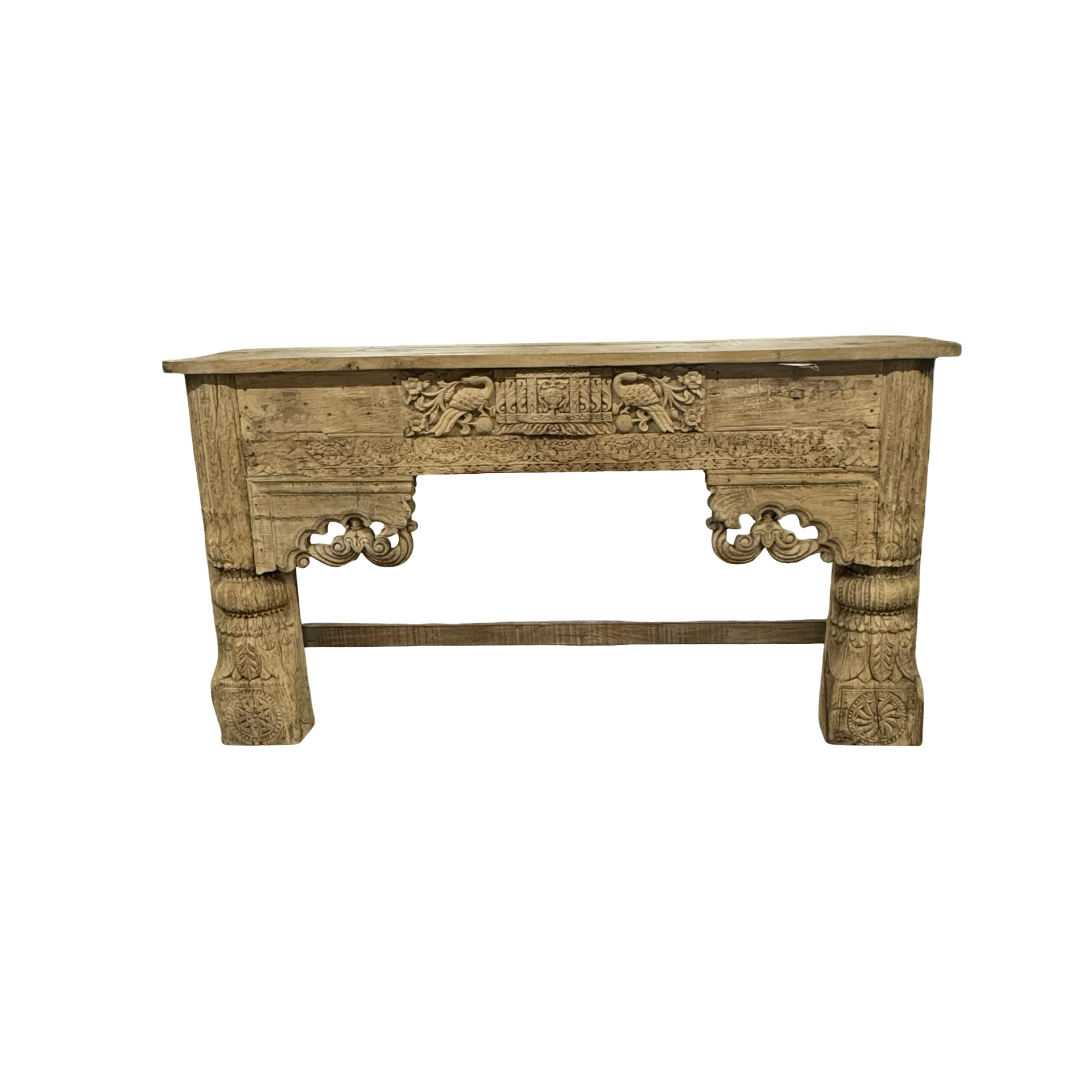 Wandkast met mooie snijwerk naturel