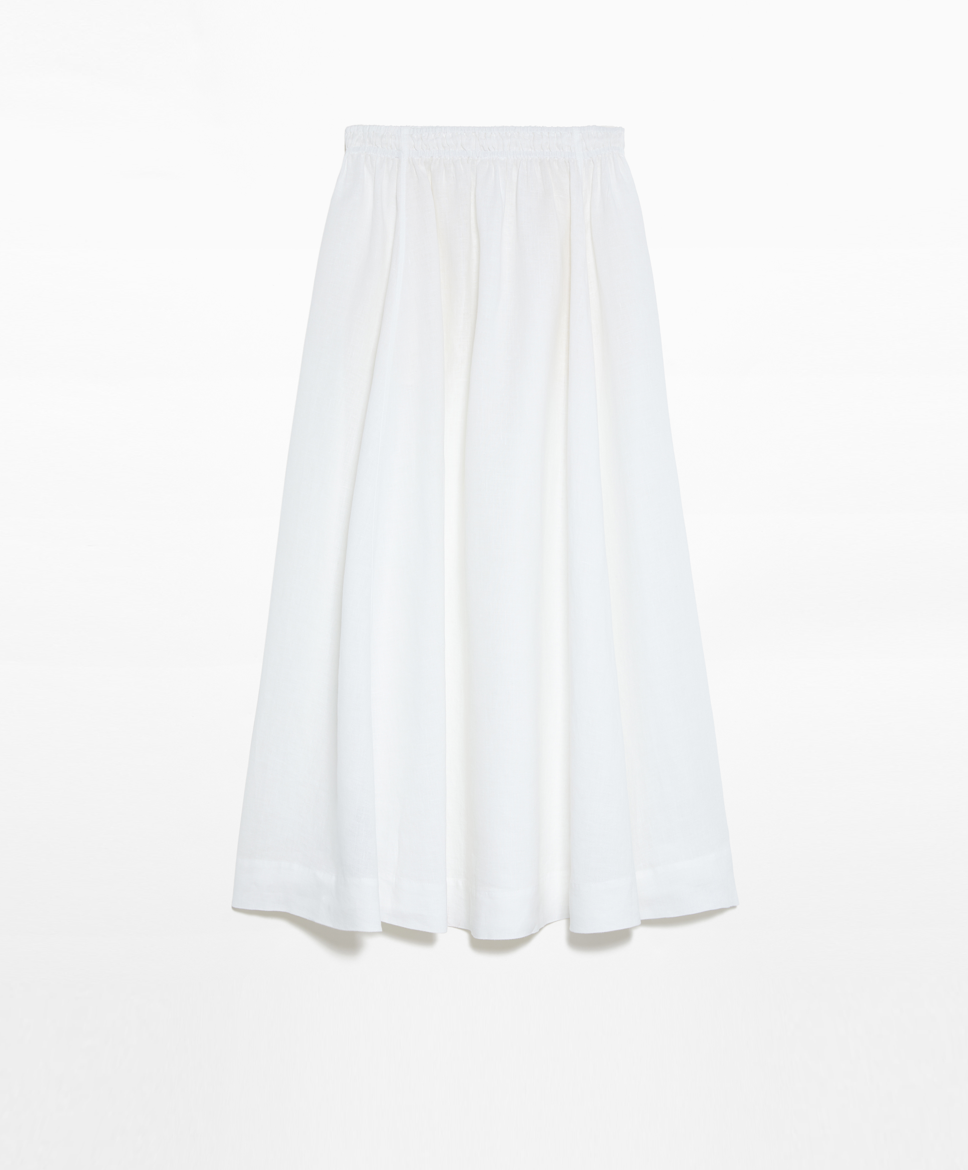 OYSHO Long 100% linen skirt