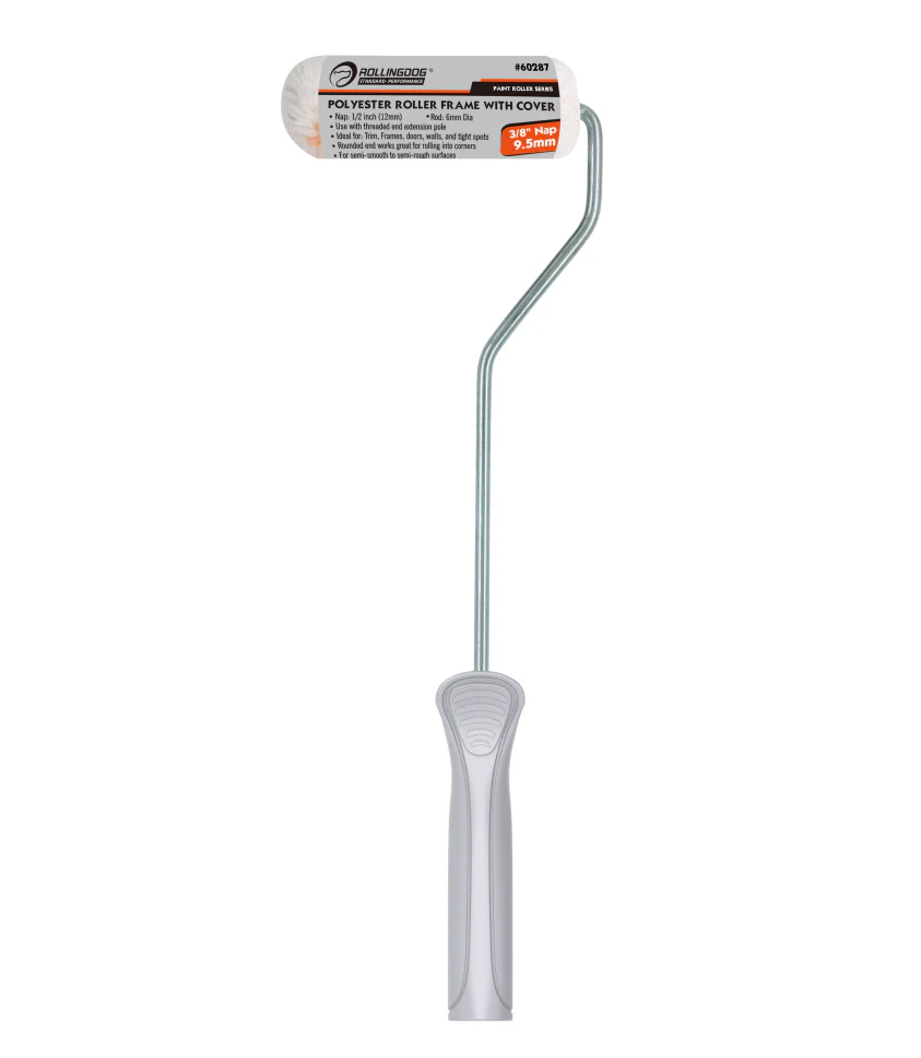 4″ Polyester Roller Frame with Cover – 1/2″ Nap Paint Roller - Alvarez Pro Painting LLC