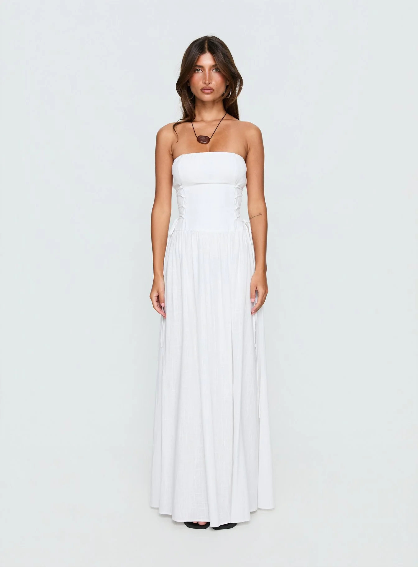 So Far So Good Maxi Dress White
