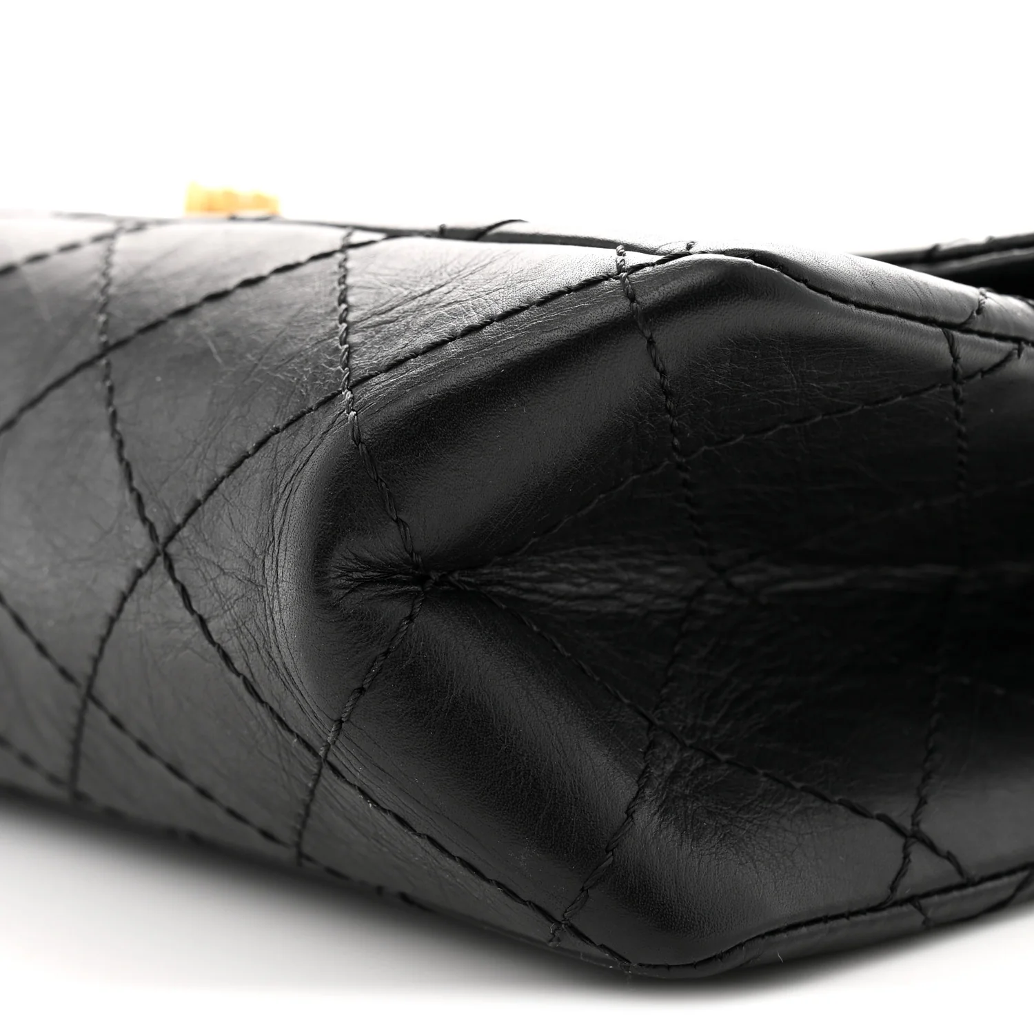 Aged Calfskin Quilted 2.55 Reissue 226 Flap Black - Top Club