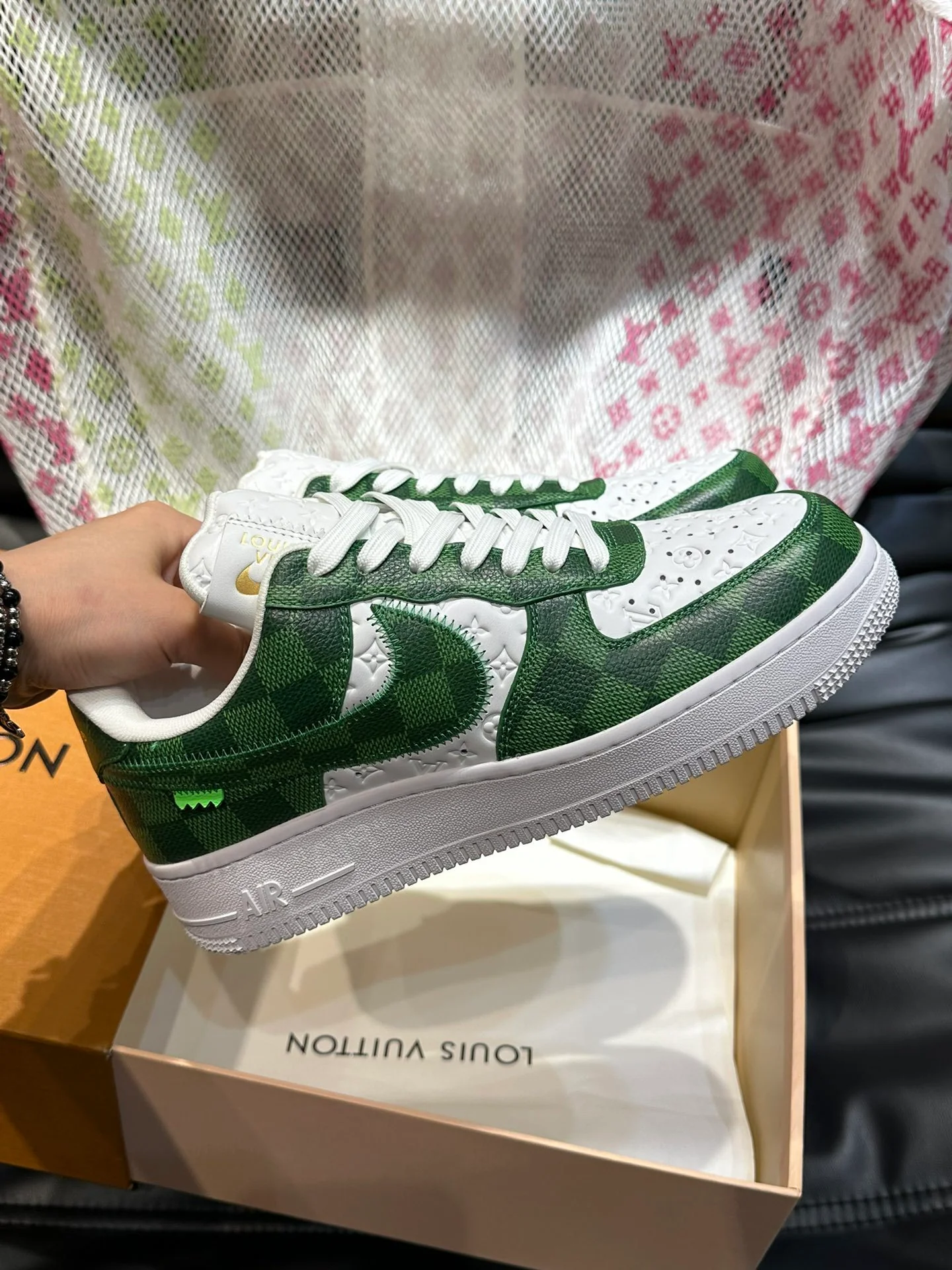 LV x Nike Collaborative Stylish And Comfortable Sneakers - Sneaker Replica Workshop