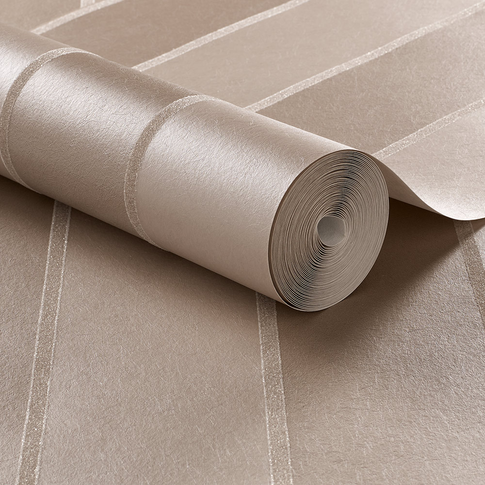 Graham & Brown  vliesbehang  Baroque Bead Stripe Champagne Graham & Brown  vliesbehang  Baroque Bead Stripe Champagne