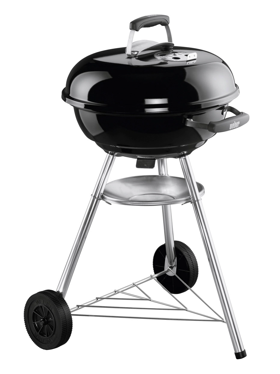 Barbecue a carbonella Weber Compact Kettle nero Ø 47 cm con coperchio