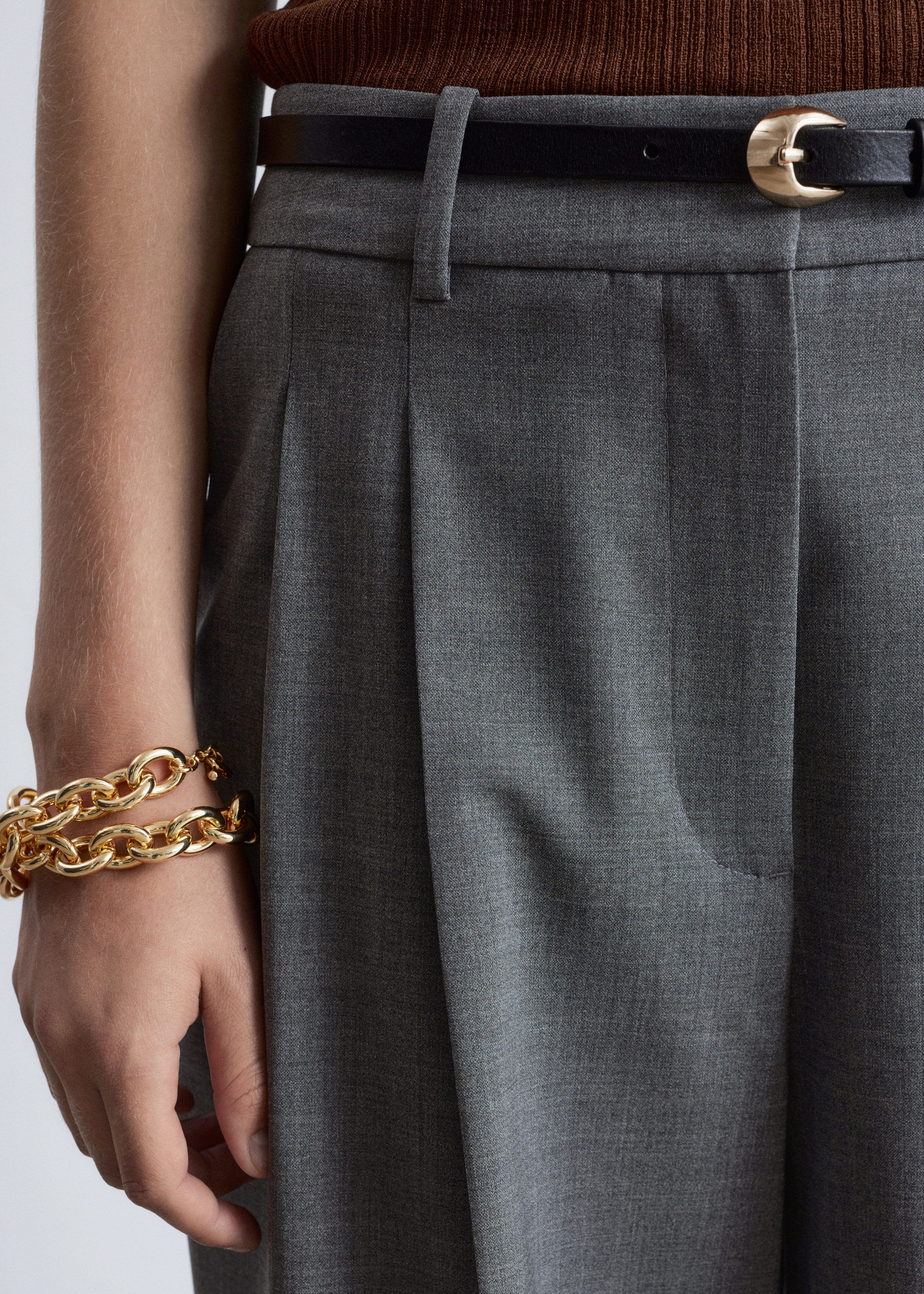 & Other Stories TAILORED WOOL TROUSERS