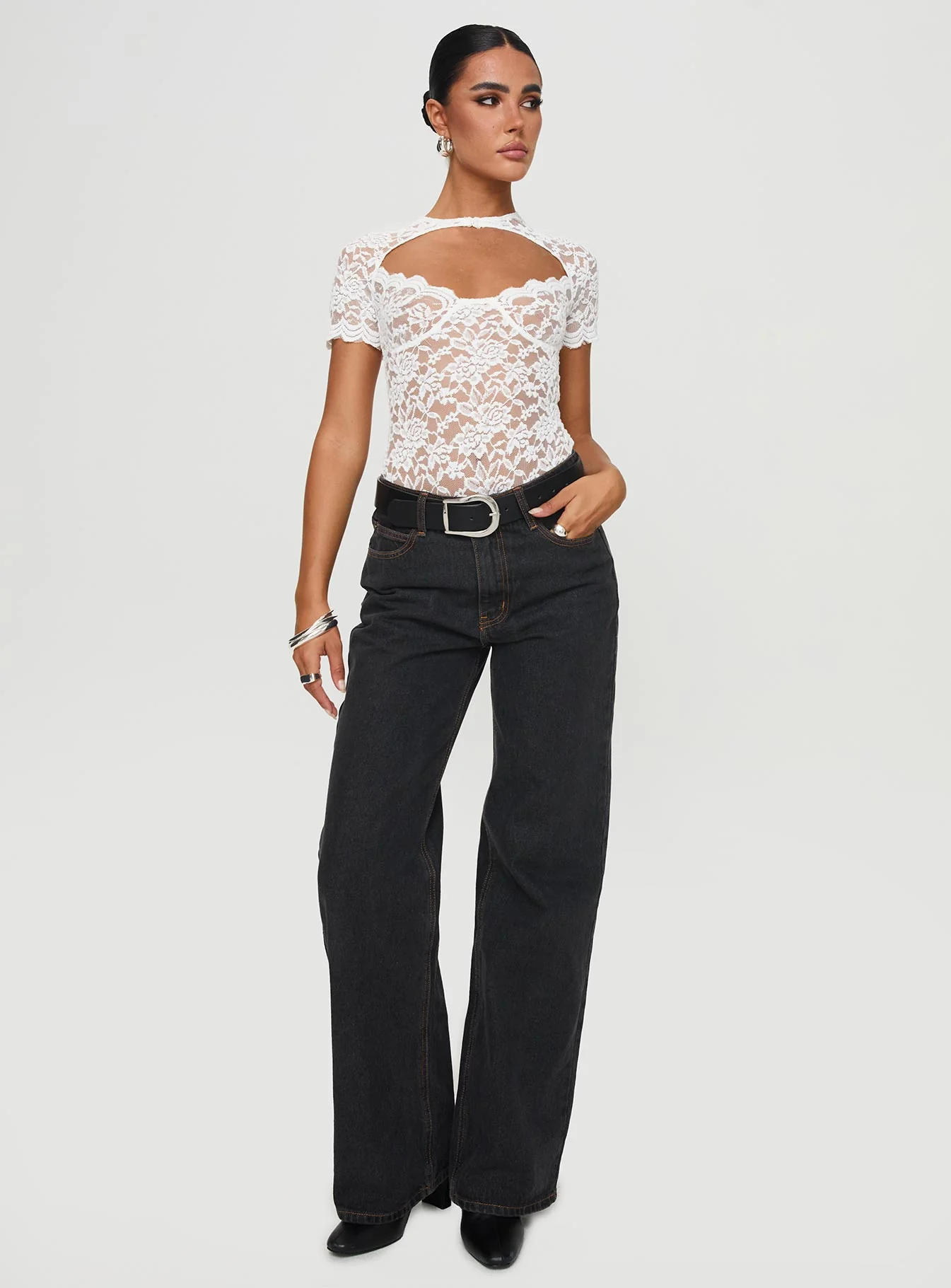 Giallo Bodysuit White