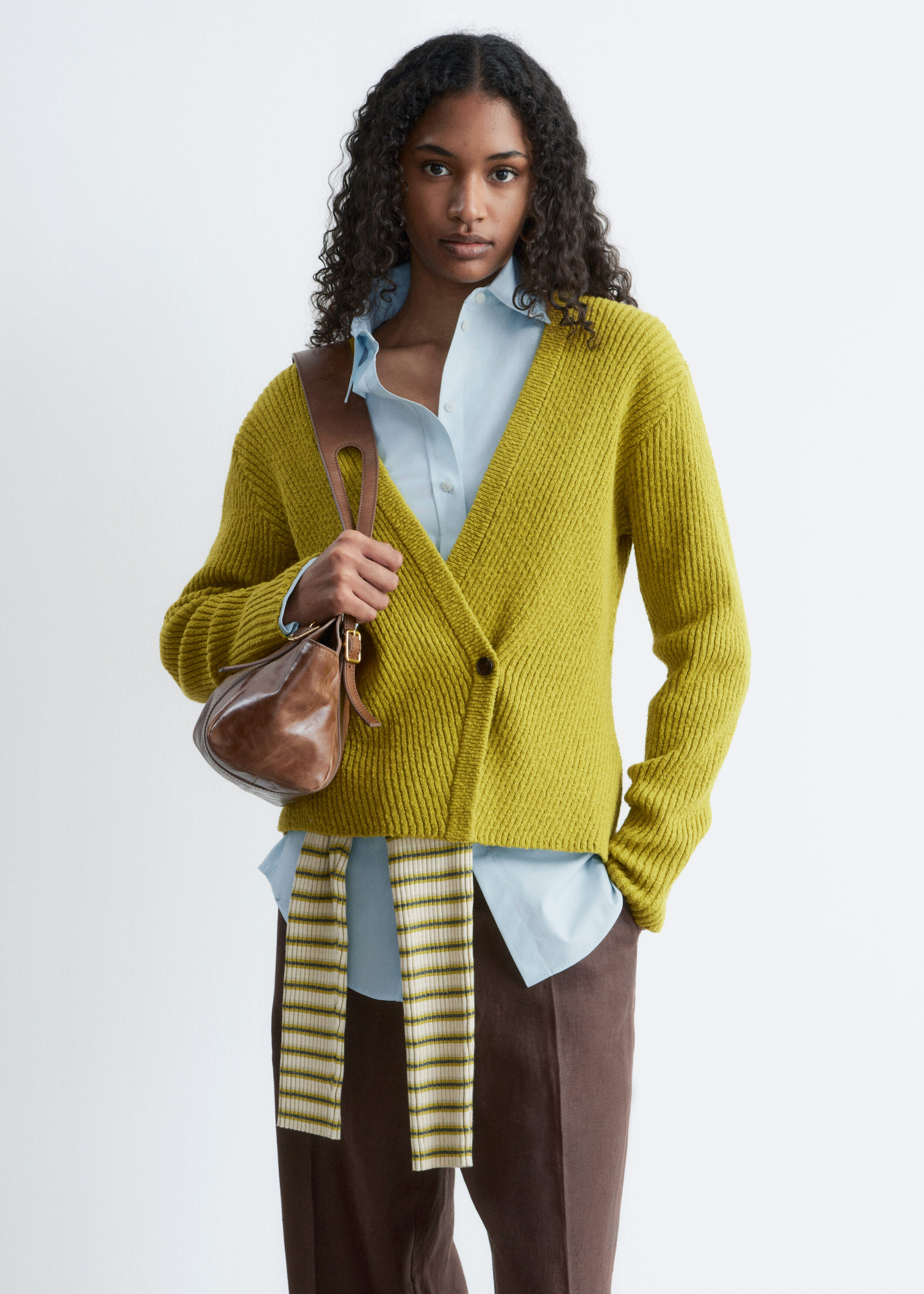 & Other Stories RIBBED CARDIGAN