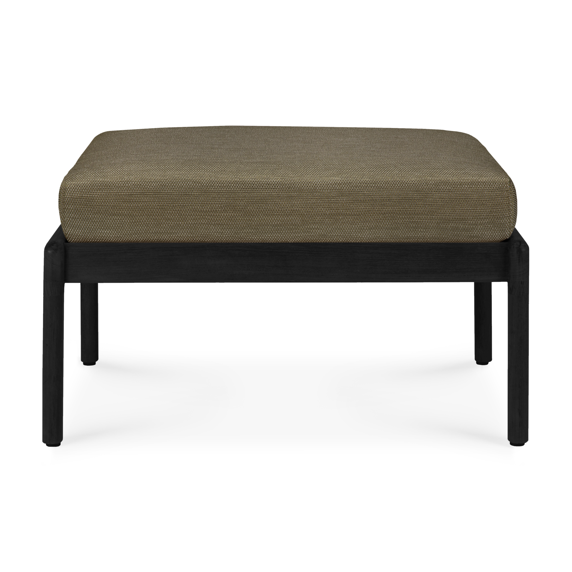 Hocker Teak Jack outdoor zwart green