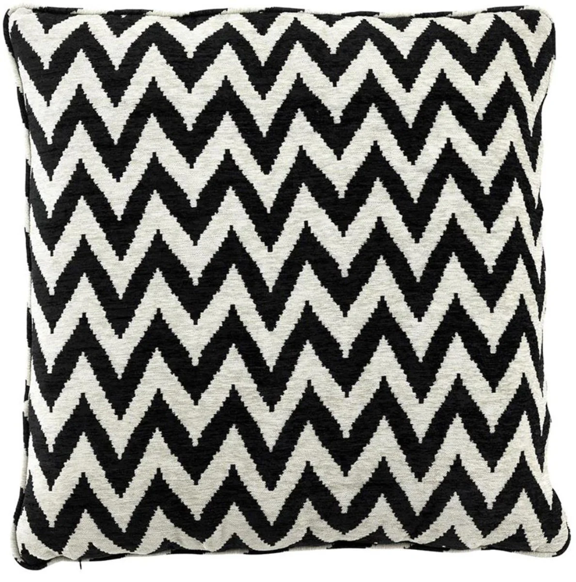 Luxury decorative cushion black / beige 75 x H. 75 cm - designer collection