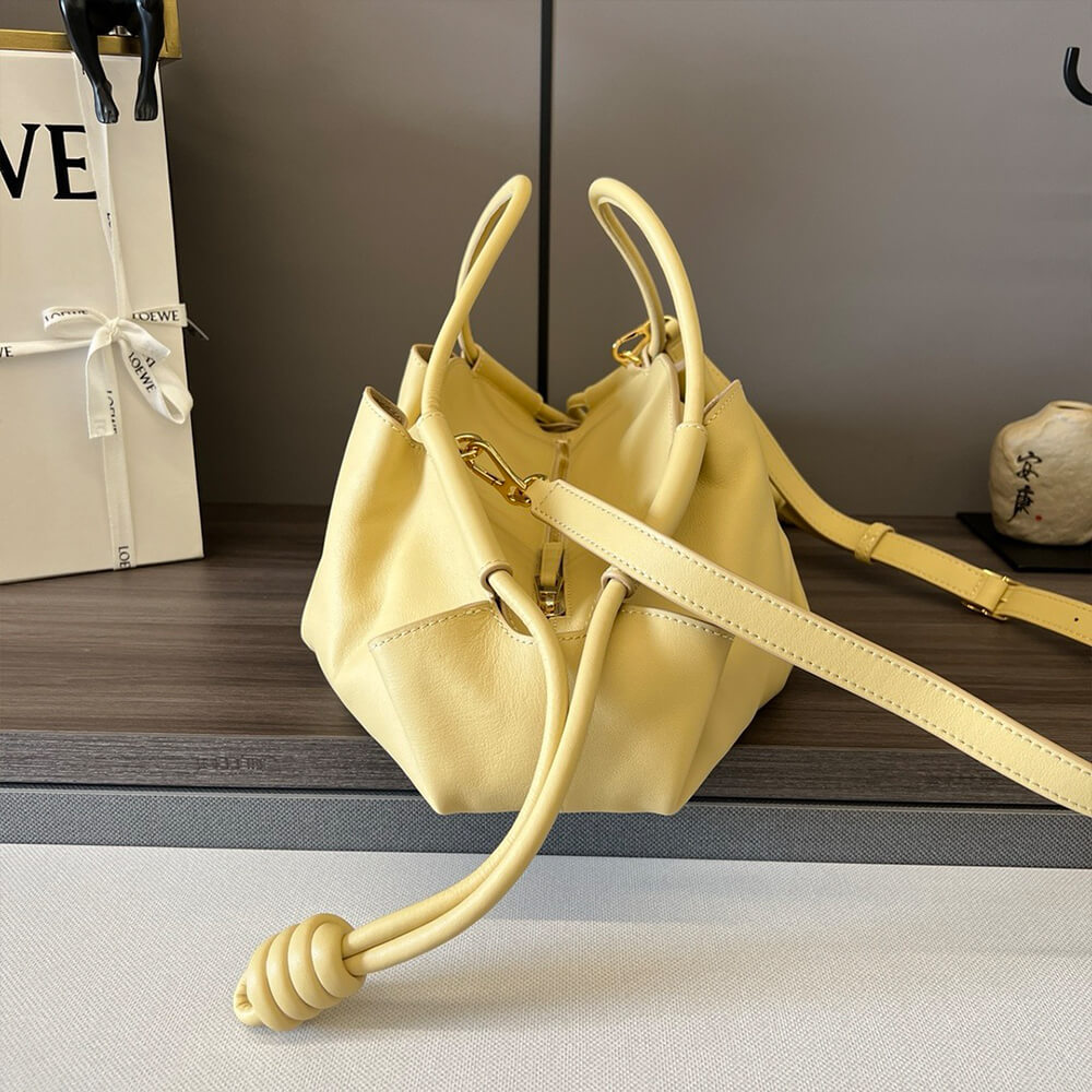 Loewe Small Paseo bag in shiny nappa calfskin(high-end grade) - Top Club