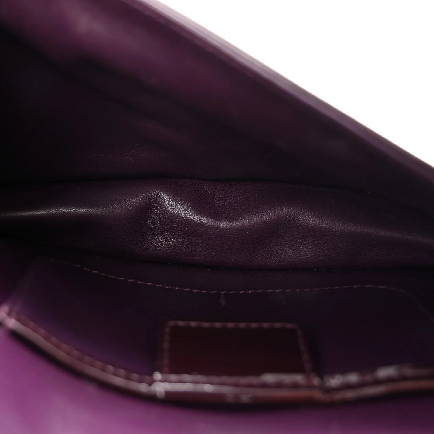 Patent Cannage Lady Dior Chain Wallet Purple - Top Club
