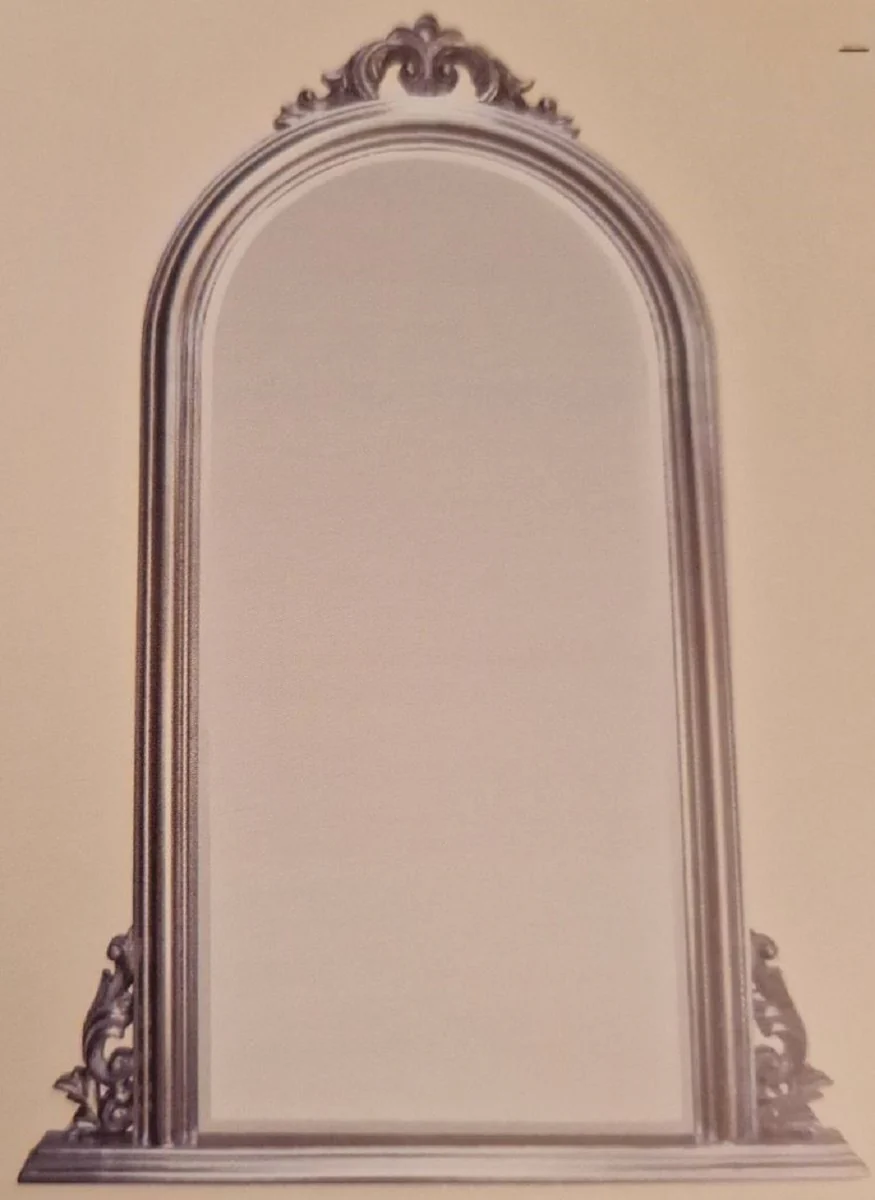 Baroque mirror silver - Handmade wall mirror in baroque style - Baroque living room mirror - Baroque wardrobe mirror - Baroque furniture