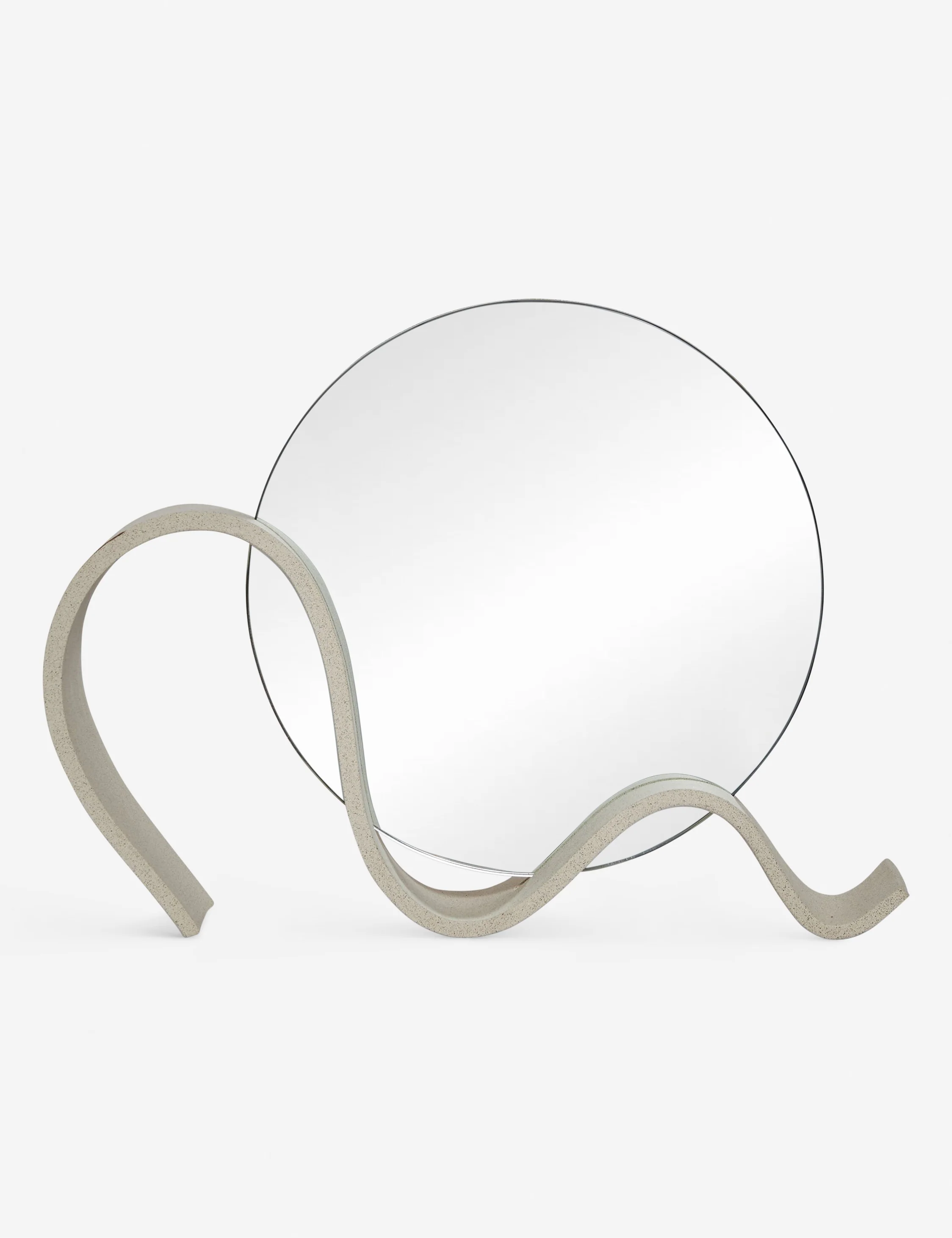 Wavee Table Mirror by SIN Ceramics