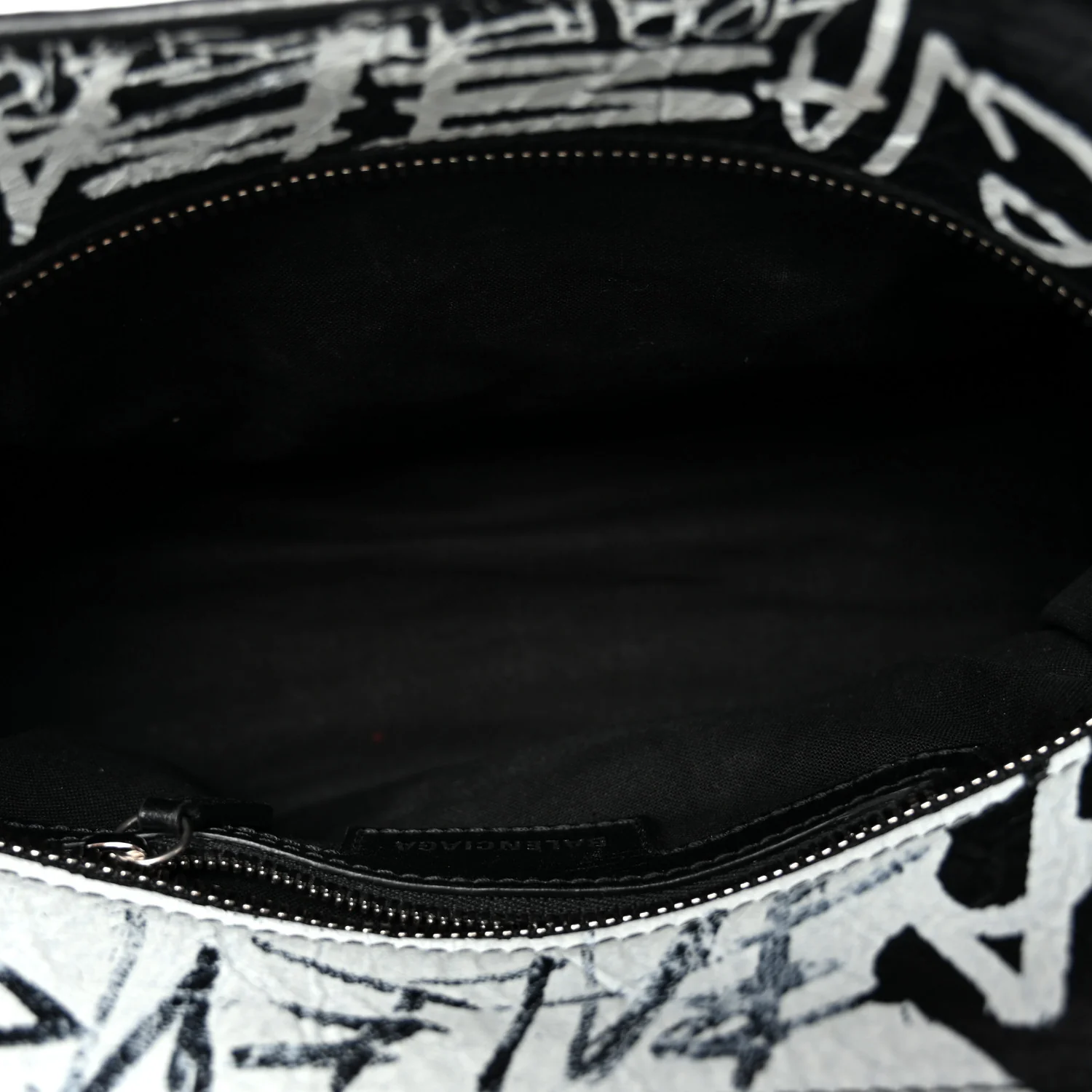 Agneau Arena Graffiti Neo Cagole Handbag XS Black White - Top Club