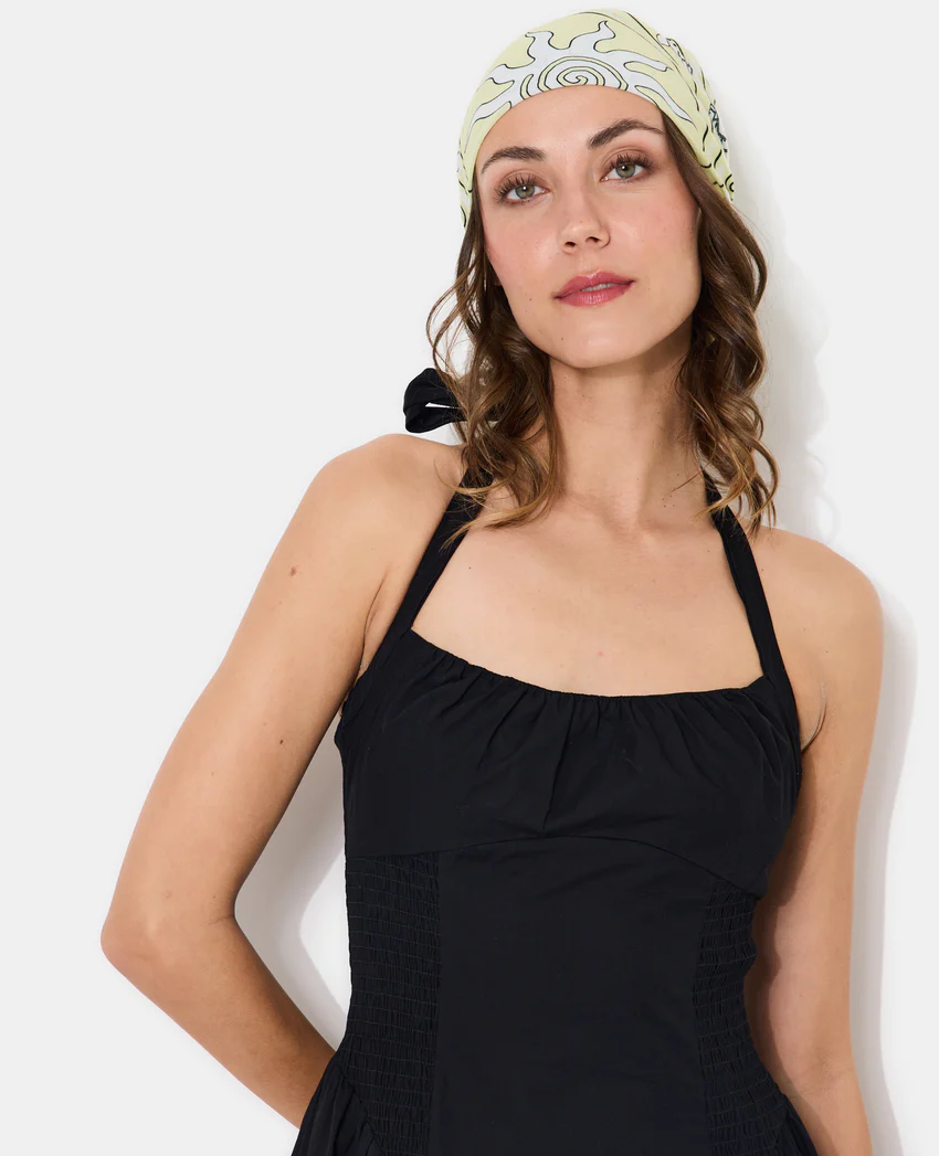 Pimkie Robe longue évasée avec smocks