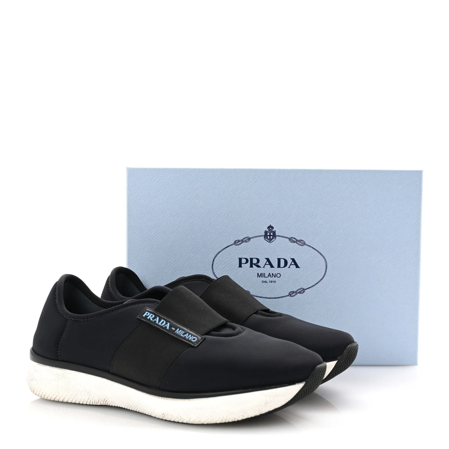 Neoprene Slip On Sneakers 39 Black - Top Club