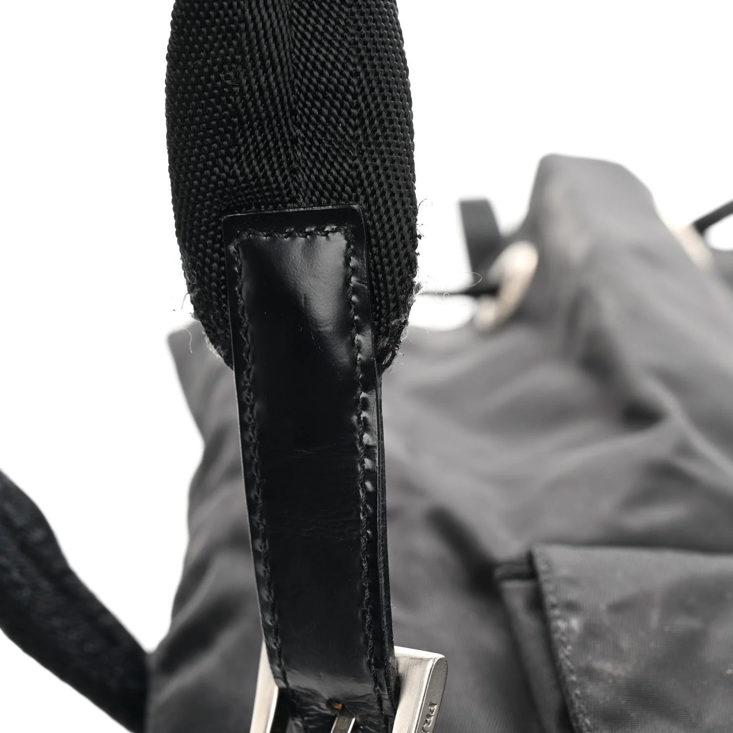 Nylon Vela Medium Backpack Black - Top Club