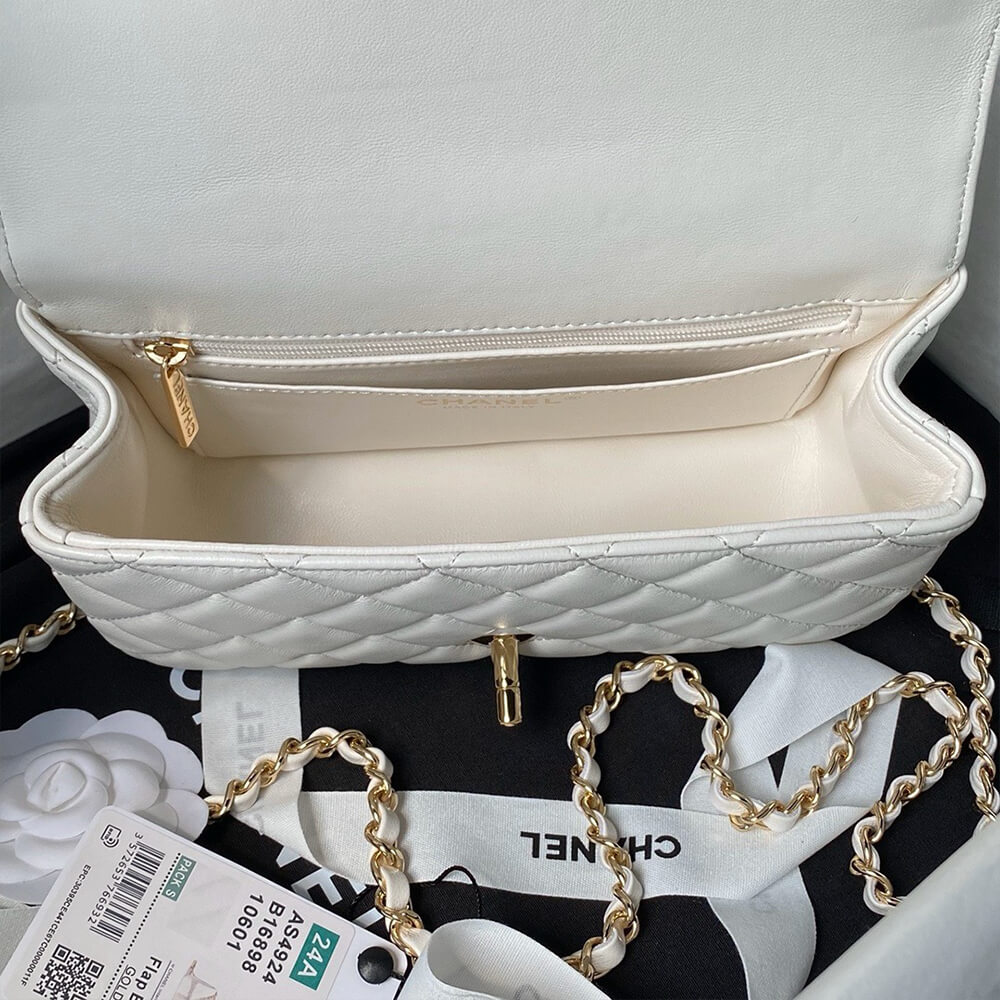 CHANEL Mini Flap Bag with Top Handle - Top Club