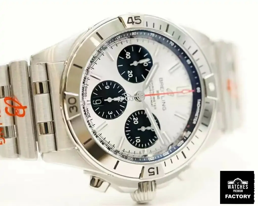 Breitling Chronomat AB0134101G1A1 GF Factory Stainless Steel White Dial