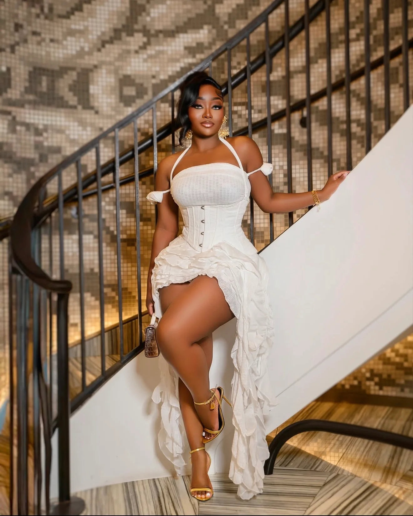 Three-piece corset dress - XYPARS
